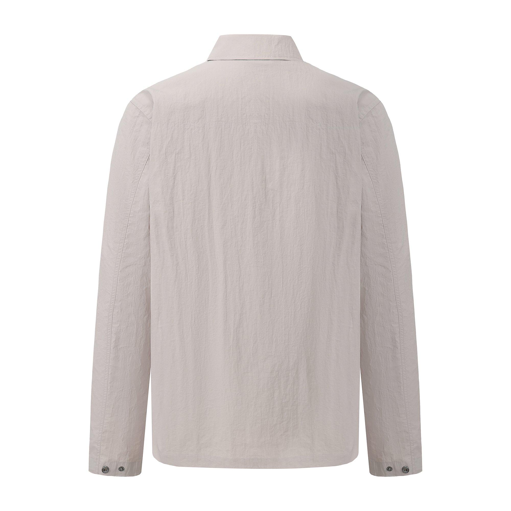Light Grey - Pretty Green - Heaton Overshirt Mens - 3