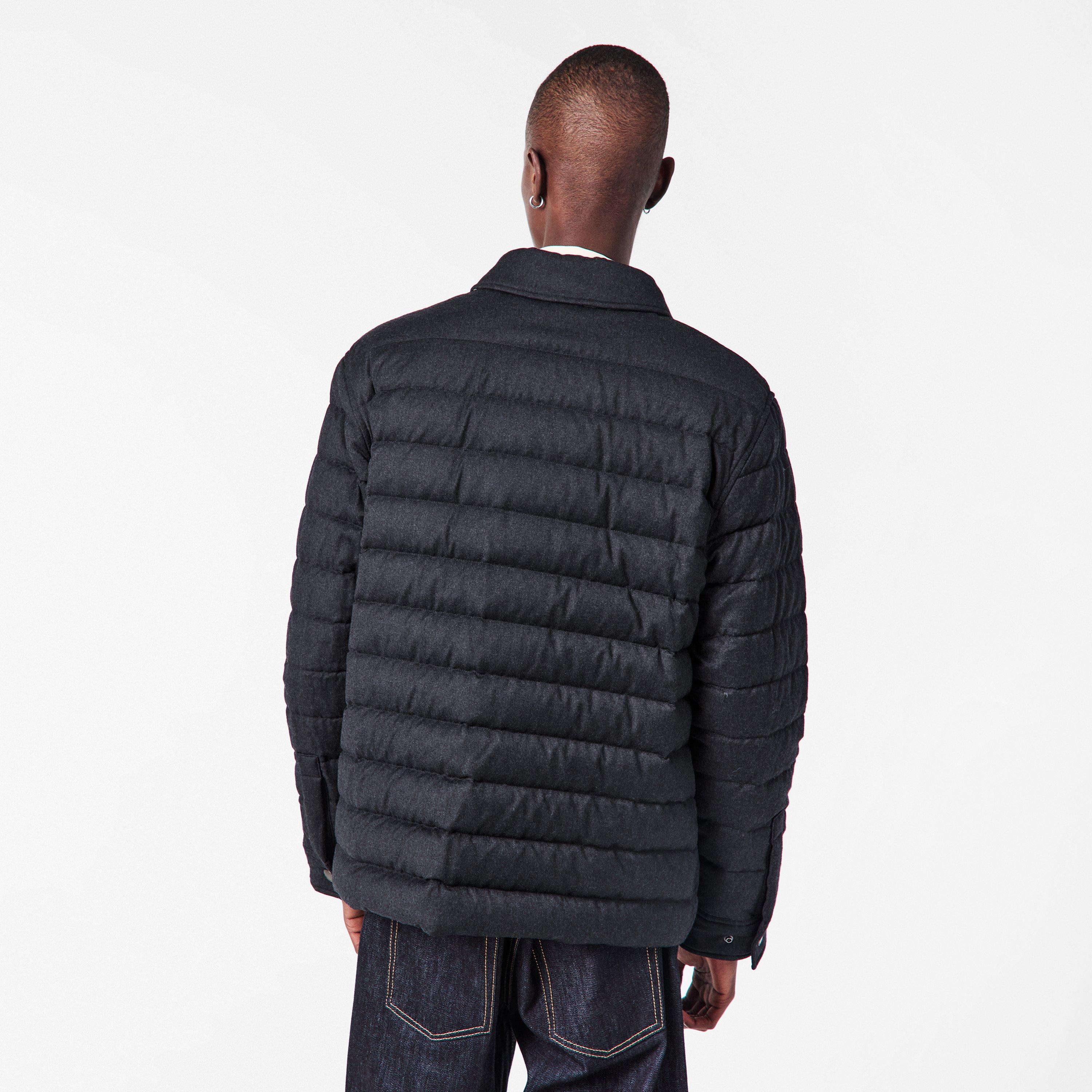 Charcoal - Burberry - Men's Insulated Medium Puffer Jacket - 4