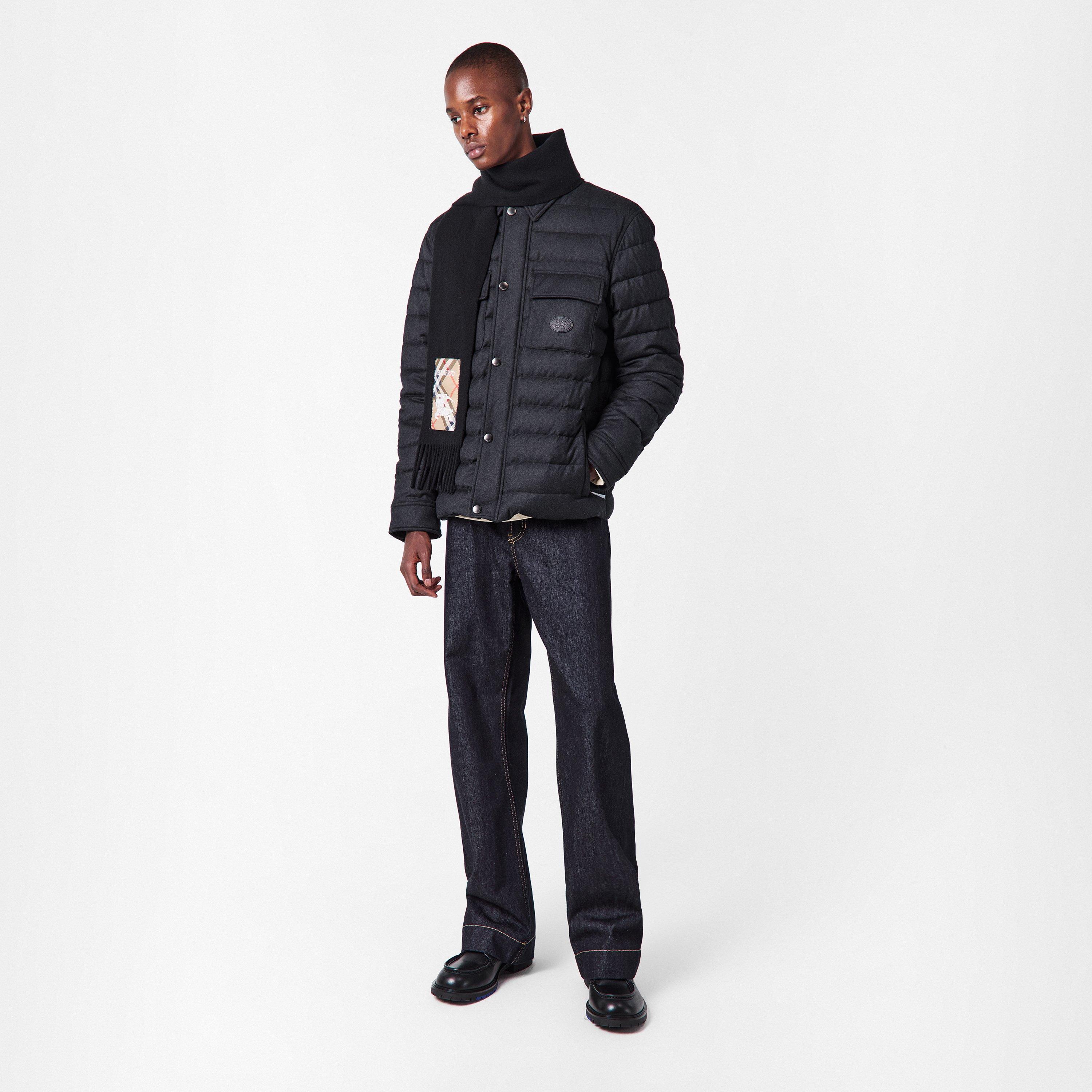 Charcoal - Burberry - Men's Insulated Medium Puffer Jacket - 6
