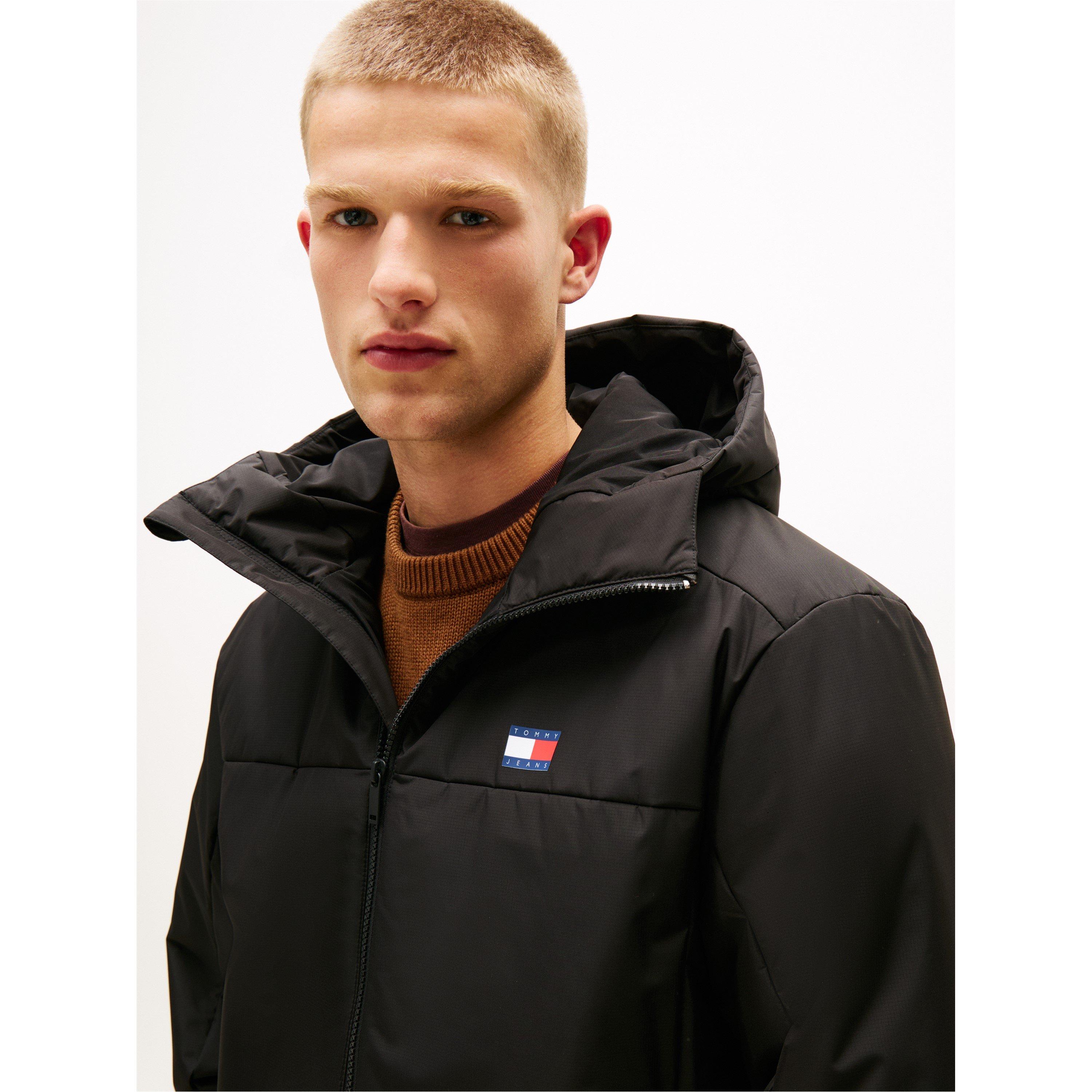 Black - Tommy Jeans - TJ Padded Hood Jckt Sn61 - 3