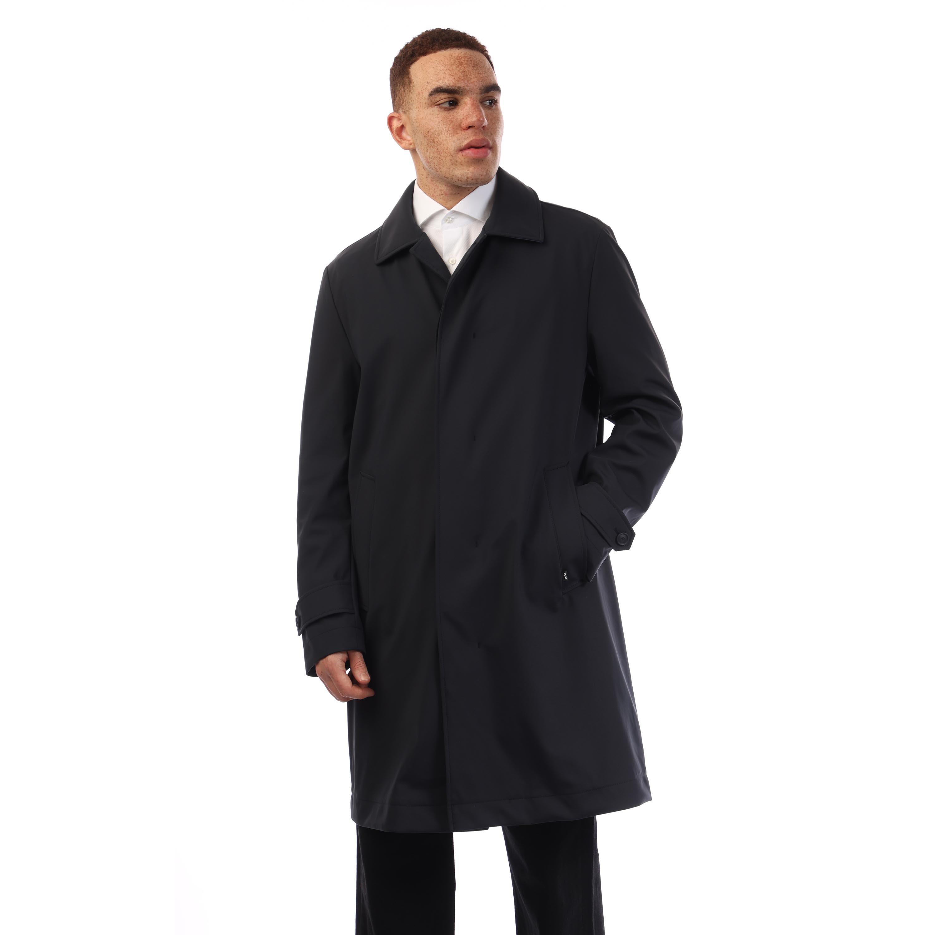 Boss Men's P Cam Overcoat - Dark Blue - 42 (52)