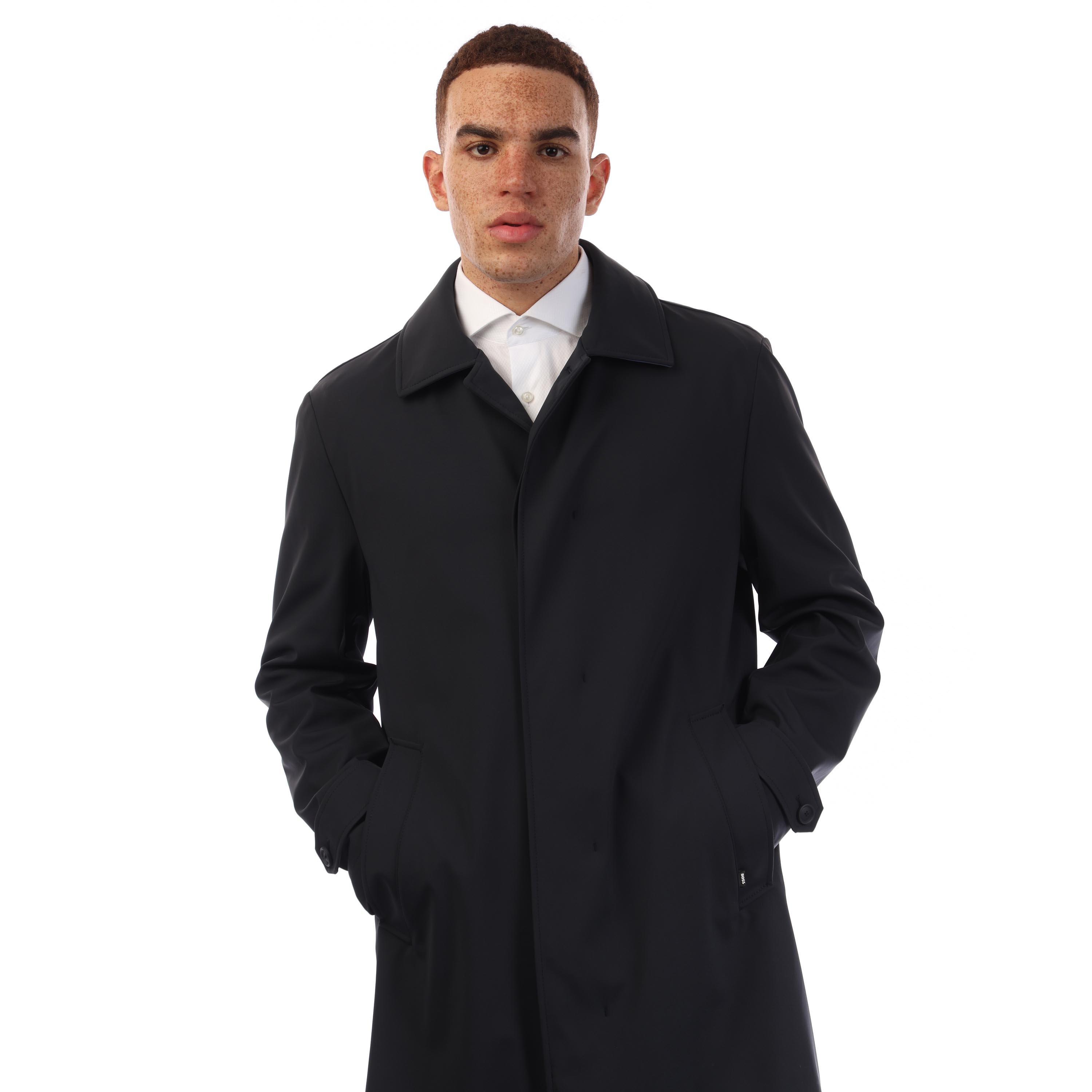 Dark Blue - Boss - P-Cam-J-241f 10249104 01 Overcoat Mens - 2