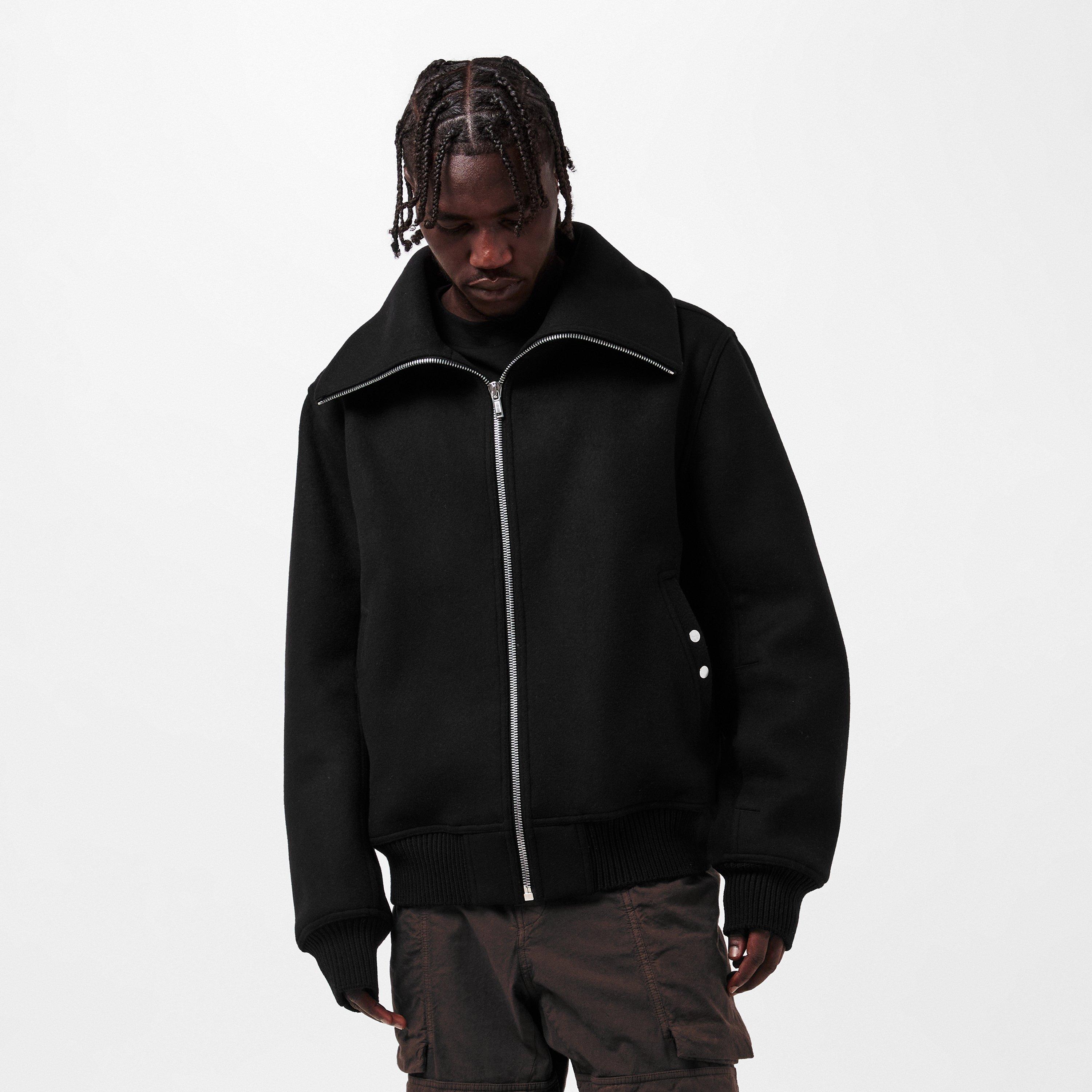 Black 09 - Rick Owens - Men's Blixa Bomber Jacket - 3