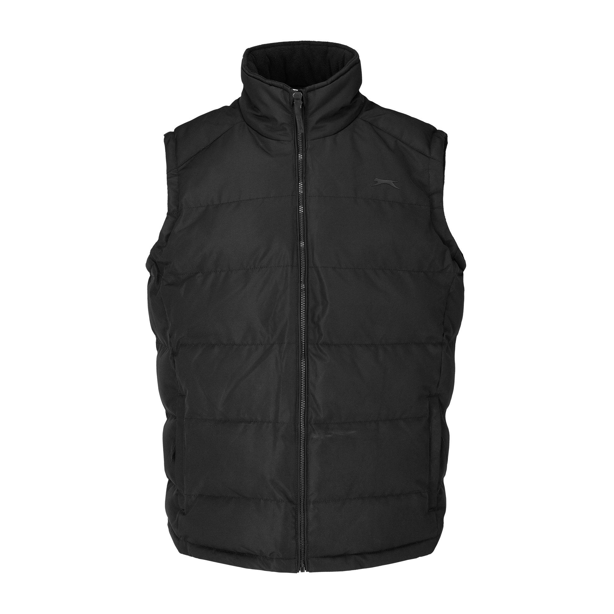 Black - Slazenger - Mens Padded Gilet - 1