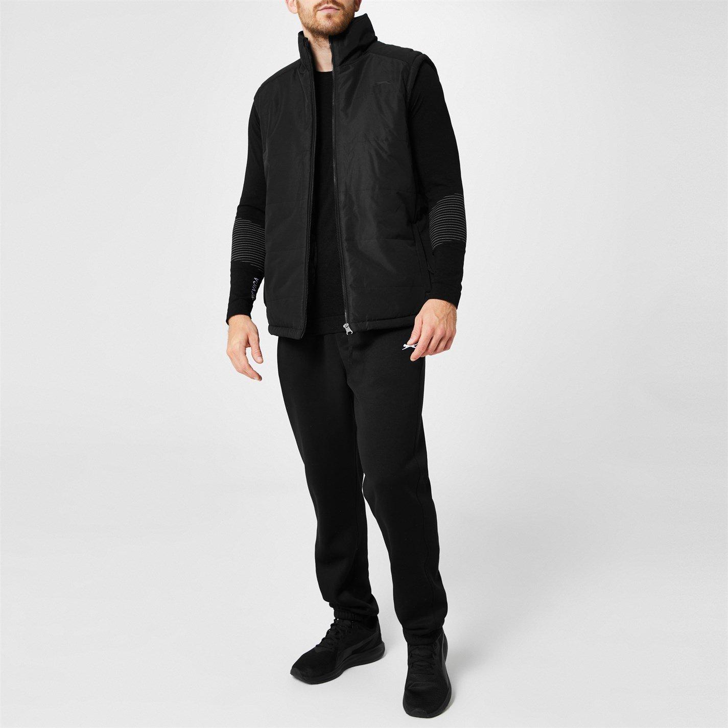 Preto - Slazenger - Padded Gilet Mens - 7