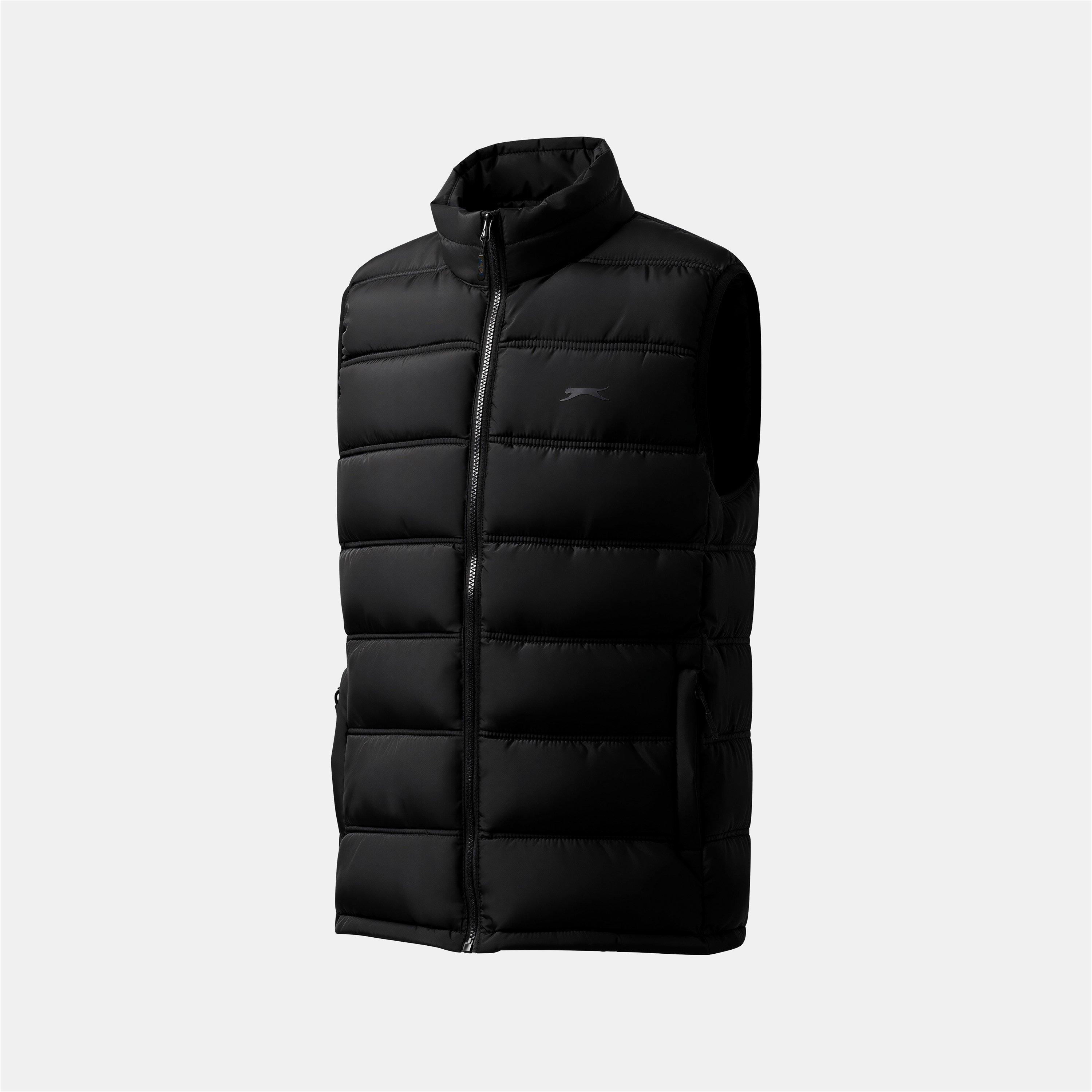 Black - Slazenger - Mens Padded Gilet - 3