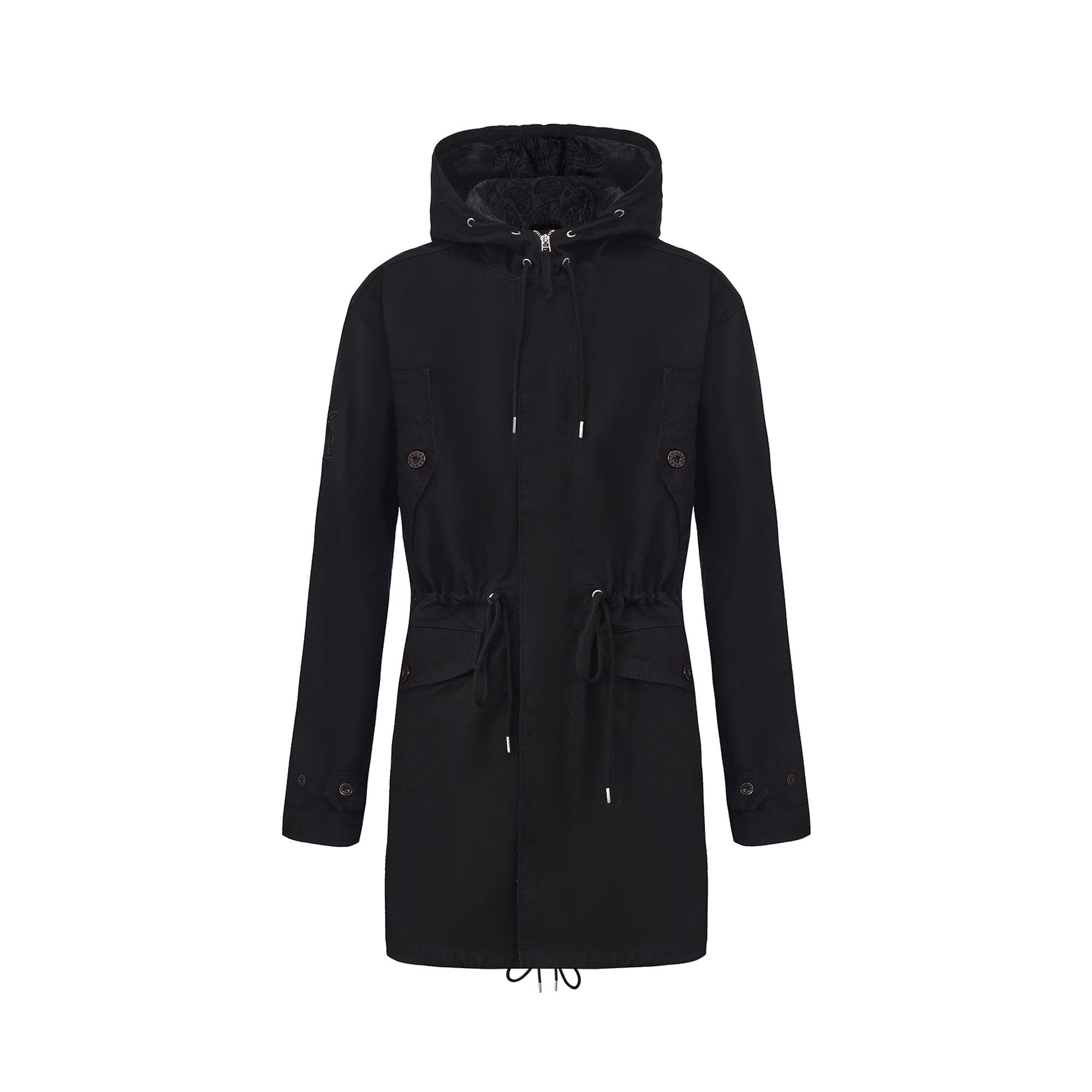 Black - Pretty Green - PG Cassette Parka Sn00 - 1