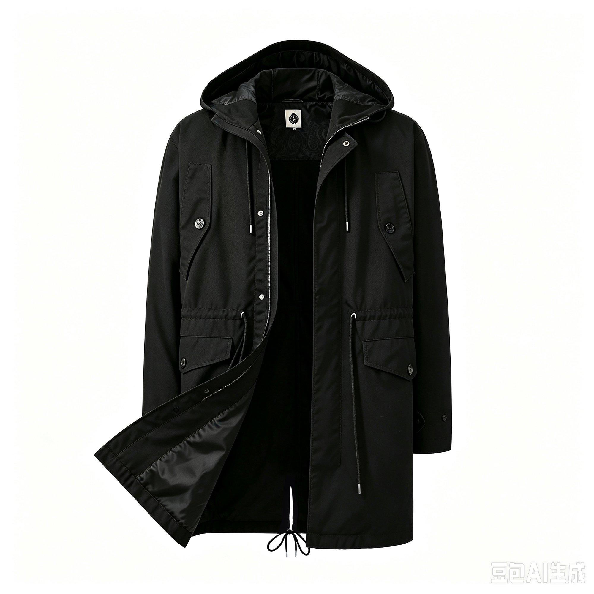 Black - Pretty Green - Mens Cassette Parka - 4