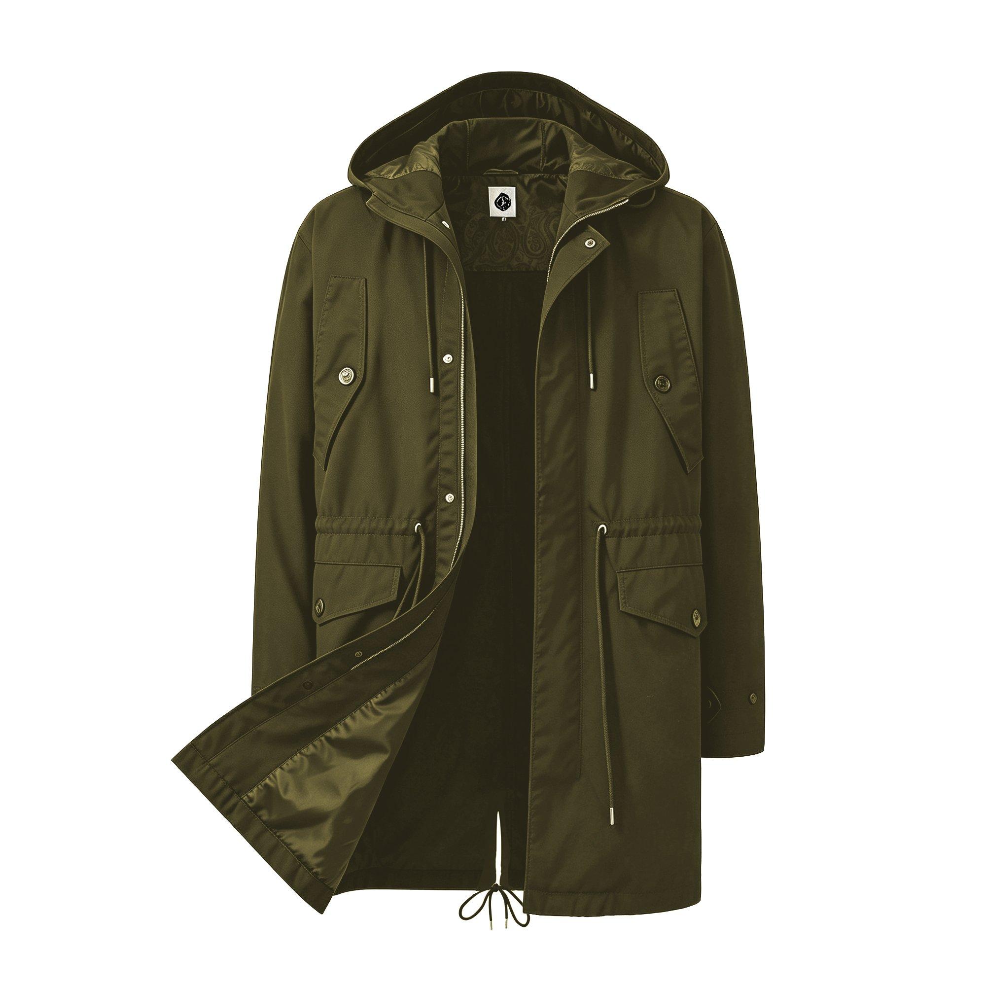 Green - Pretty Green - Mens Cassette Parka - 4