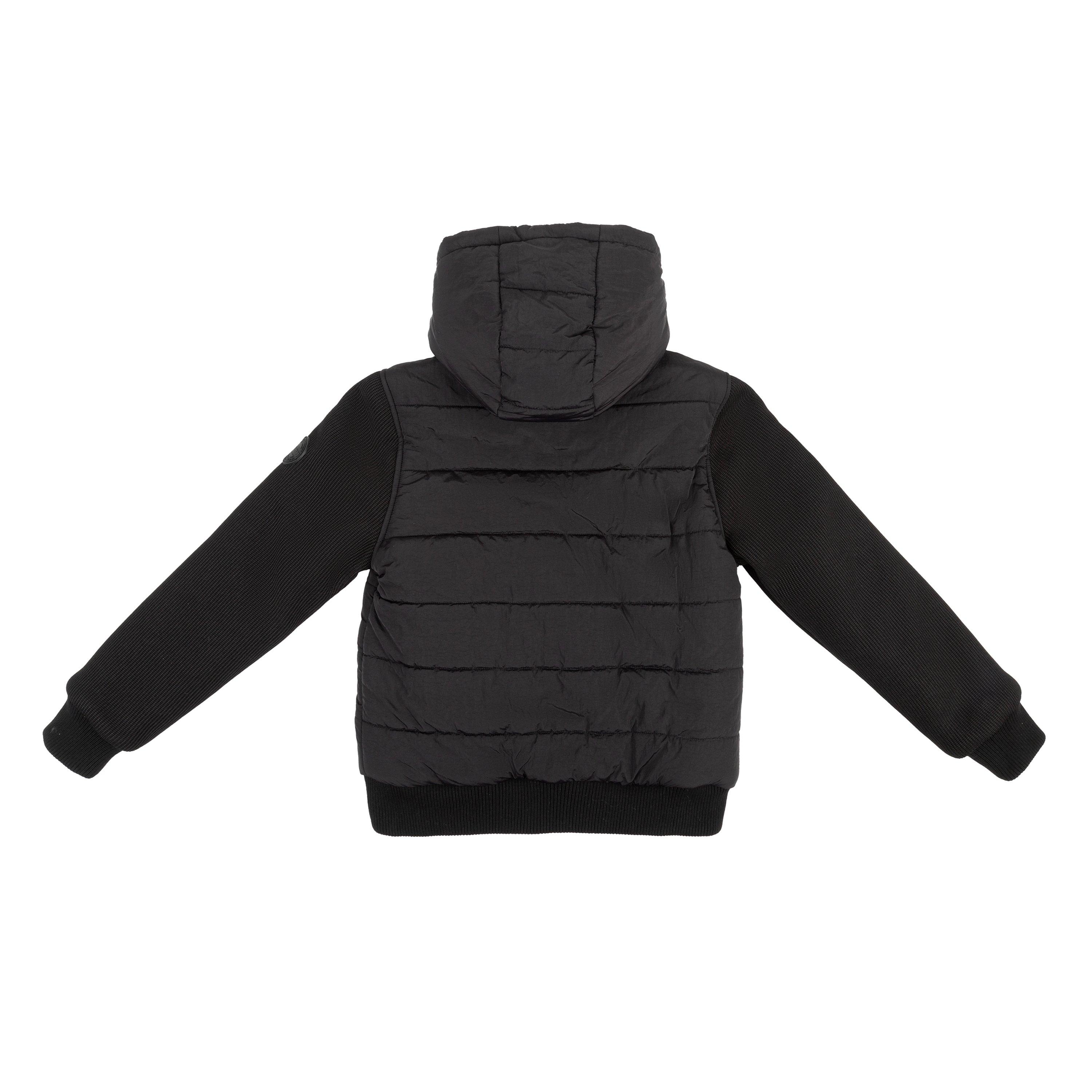 Nero - Firetrap - Sartorial Hooded Long Sleeve Quilted Jacket - 2