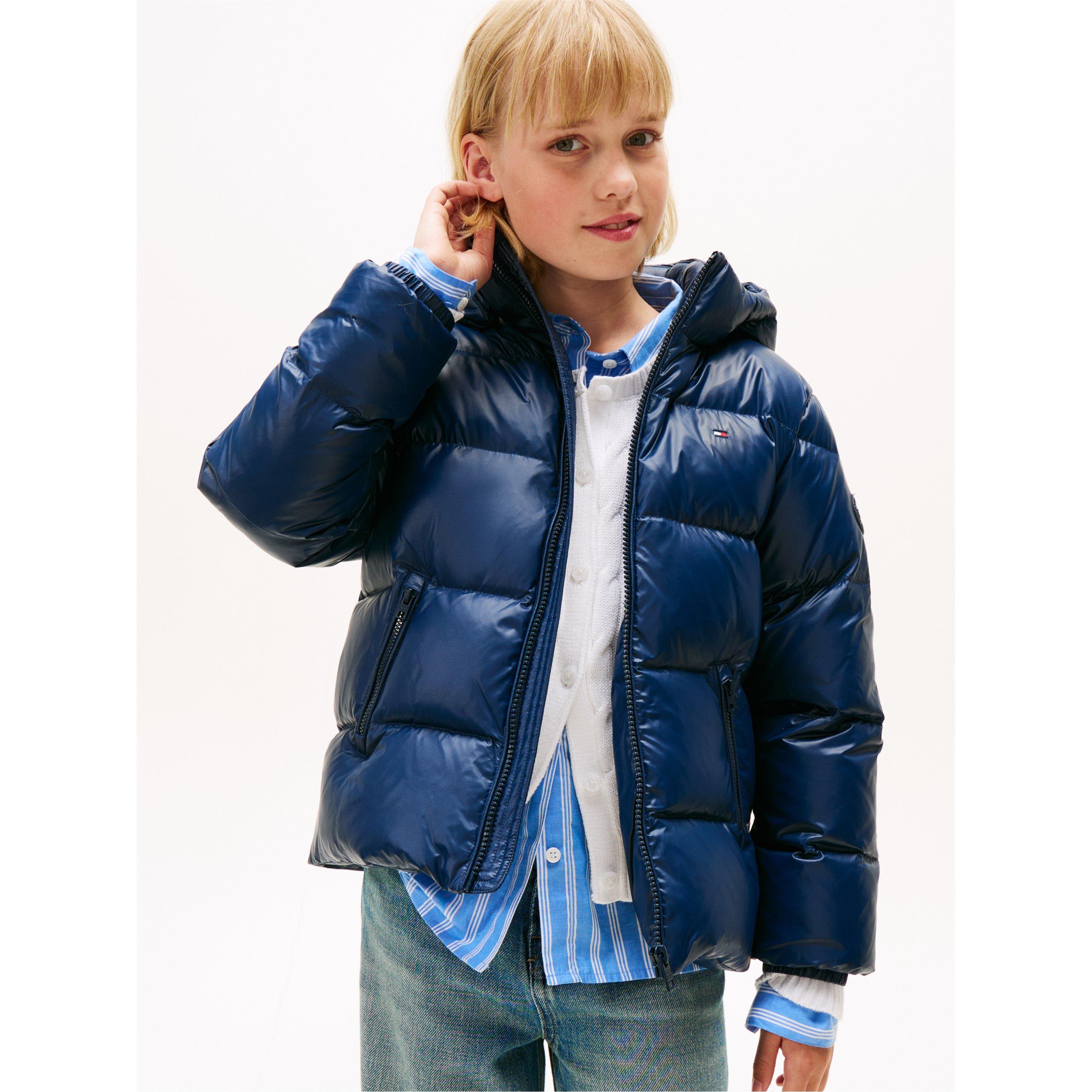 Donkere Nacht Marineblauw - Tommy Hilfiger - Kids' Medium Puffer Jacket - 2