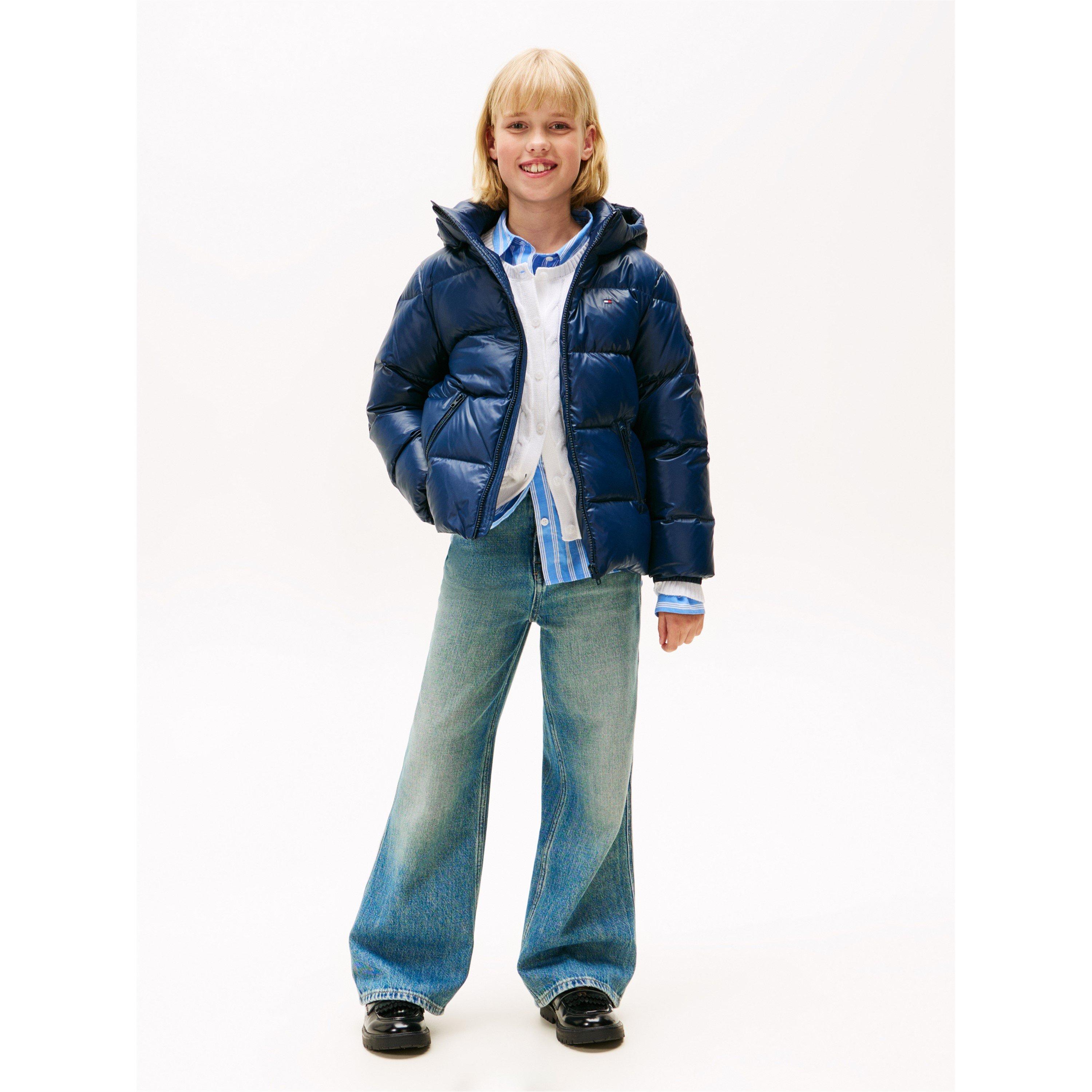 Donkere Nacht Marineblauw - Tommy Hilfiger - Kids' Medium Puffer Jacket - 3