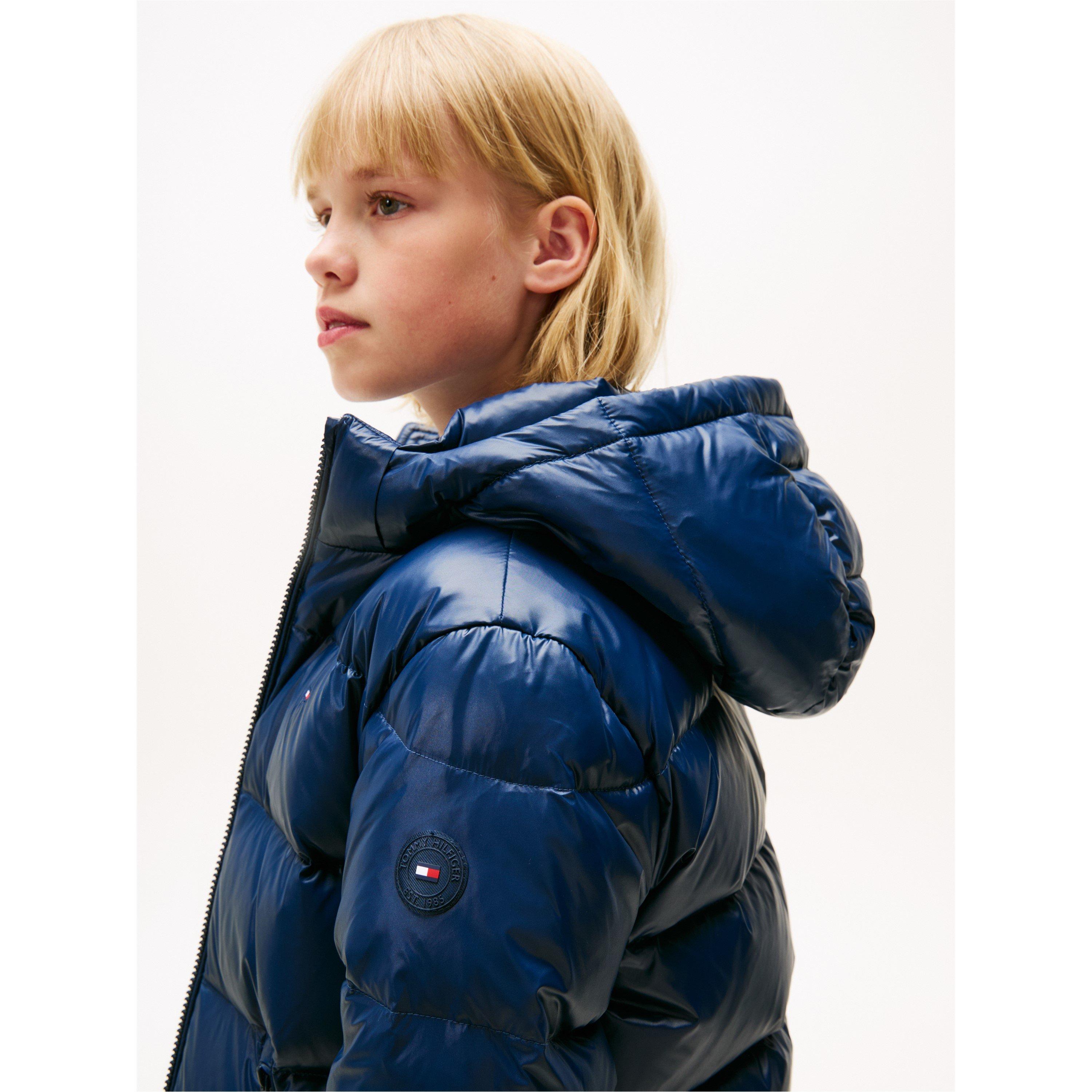 Donkere Nacht Marineblauw - Tommy Hilfiger - Kids' Medium Puffer Jacket - 5