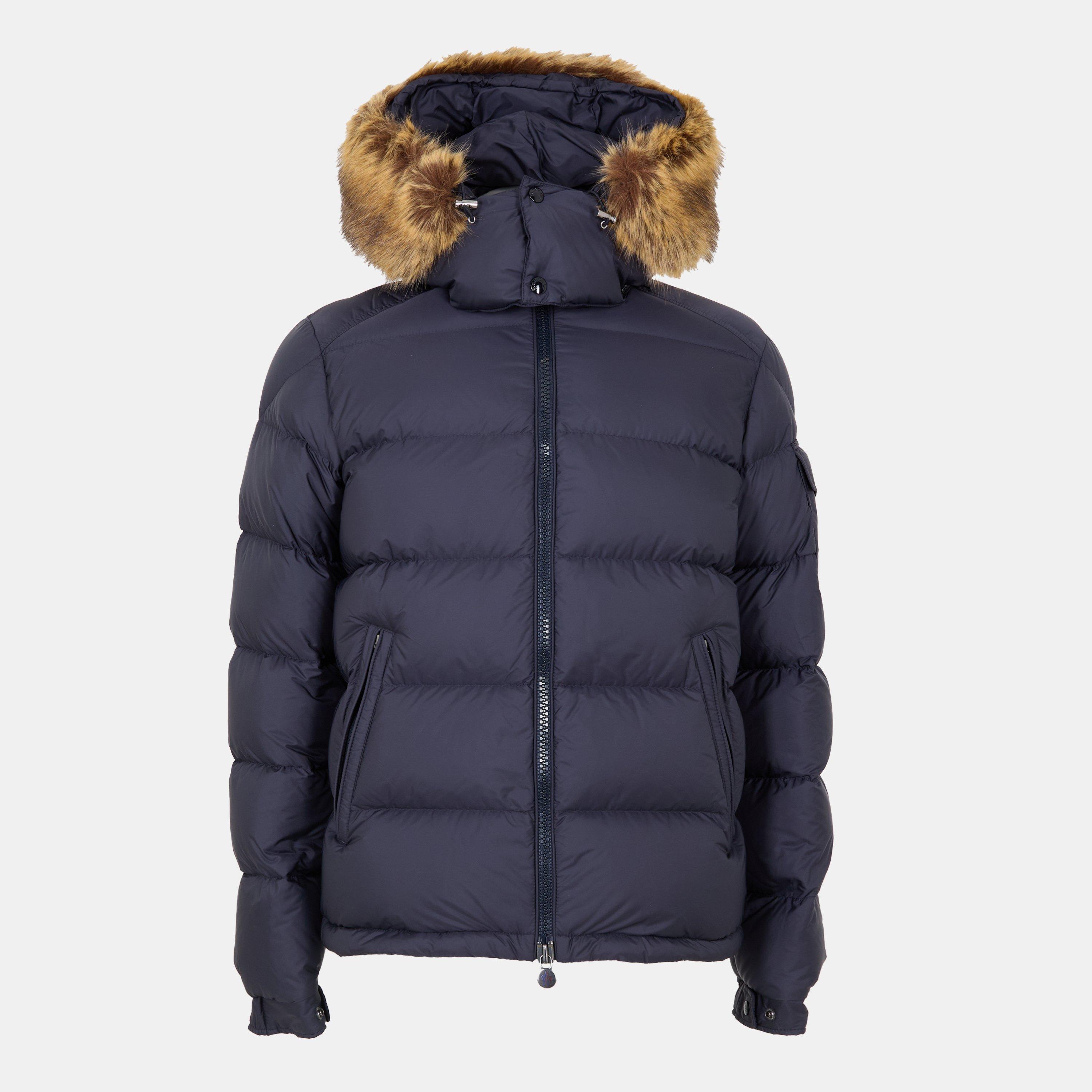 Navy 742 - Moncler - Men's Insulated Medium Puffer Jacket - 1