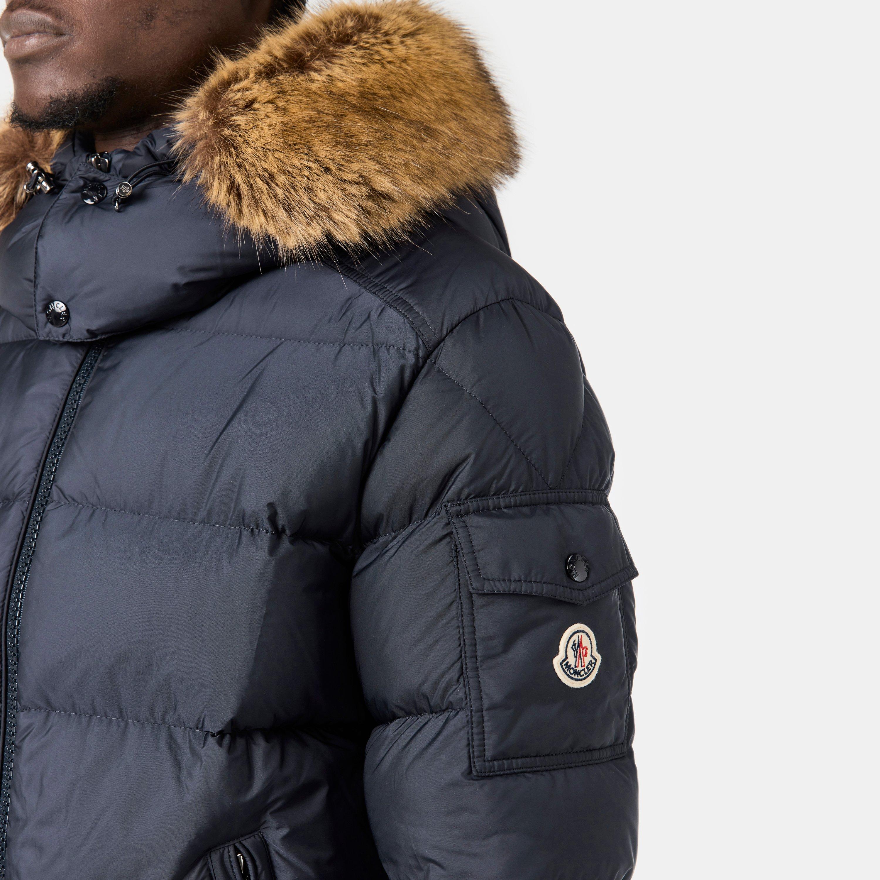 Navy 742 - Moncler - Men's  Medium Puffer Jacket - 5
