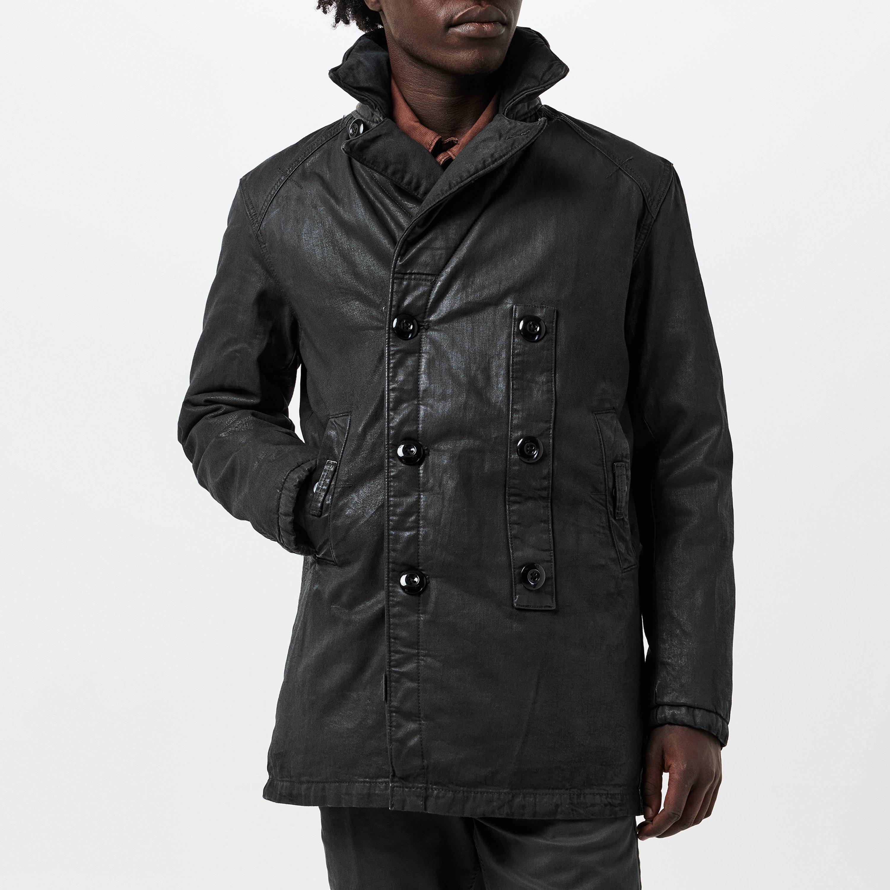 Magma Cob - G Star - Men's Double Breasted Long Sleeve Slim Fit Peacoat - 3