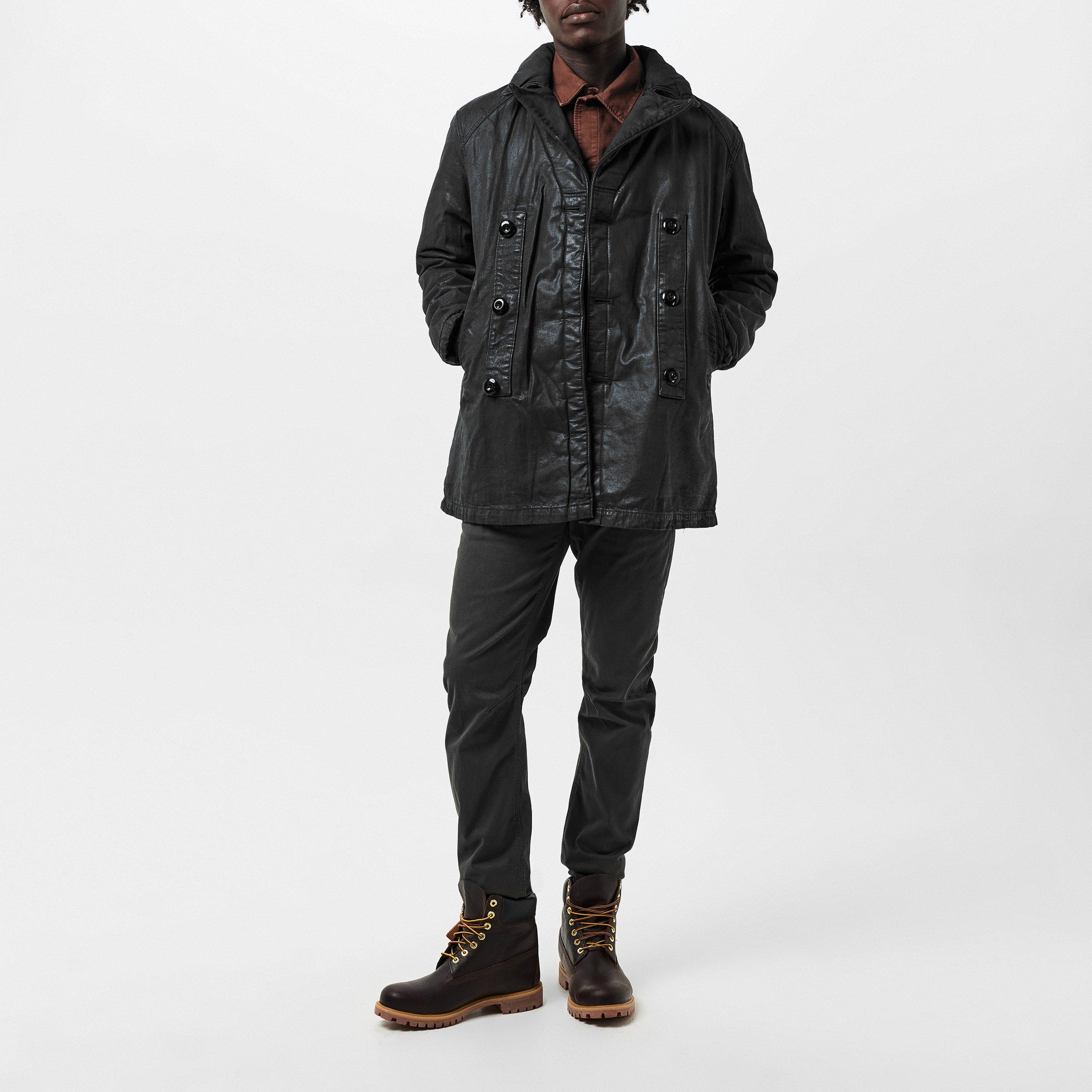 Magma Cob - G Star - Men's Double Breasted Long Sleeve Slim Fit Peacoat - 6