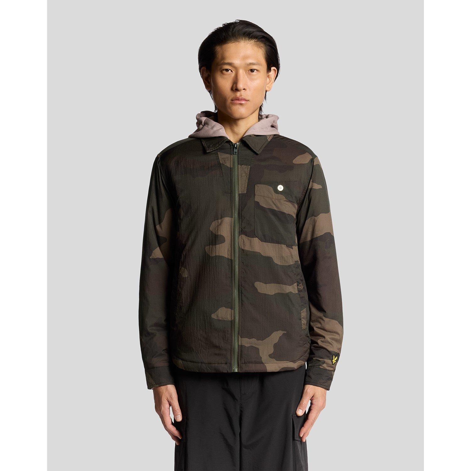 Grey Taupe X865 - Lyle and Scott - Men's Camo Overshirt - 2