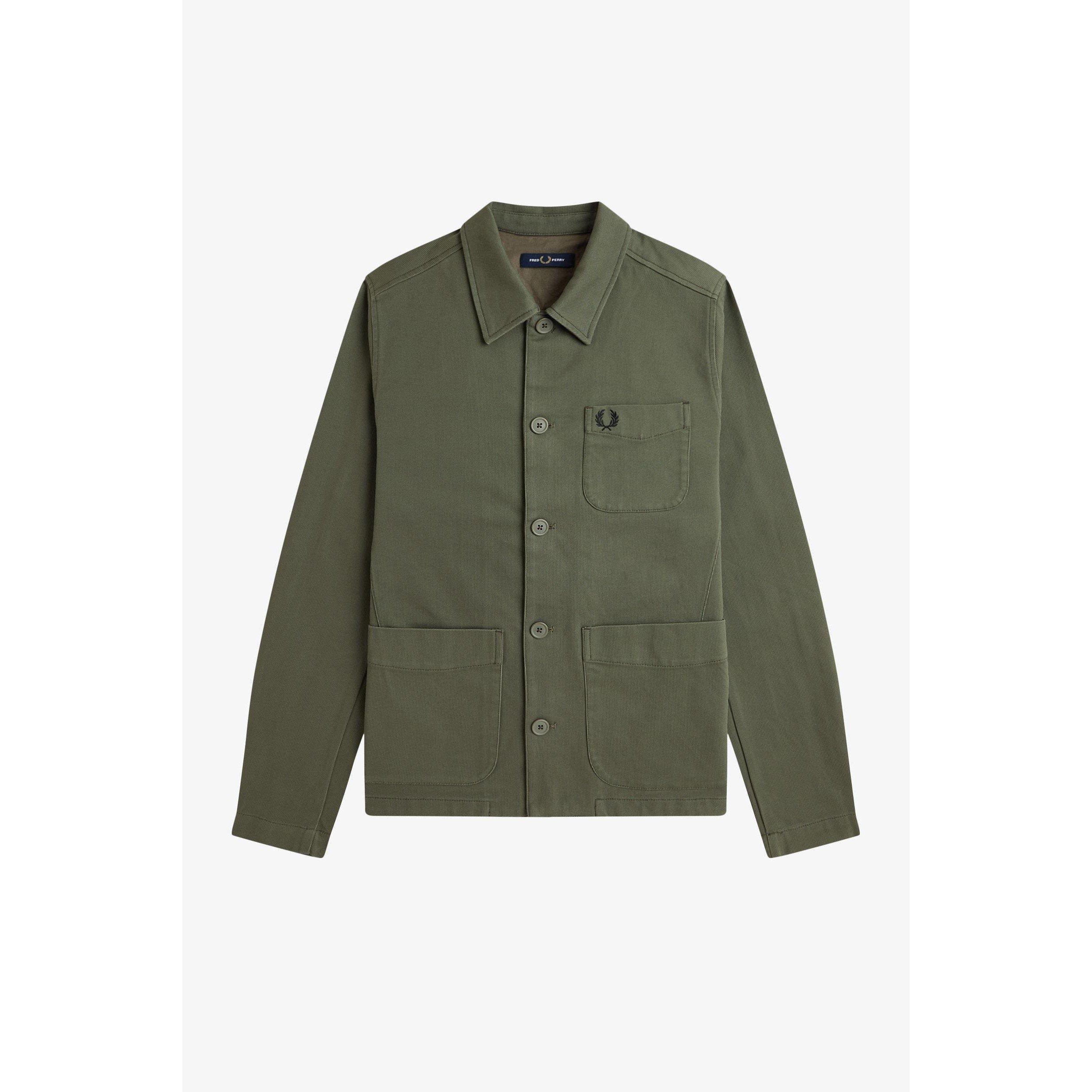 Wrth Green X21 - Fred Perry - Men's Bedford Cord Overshirt - 1