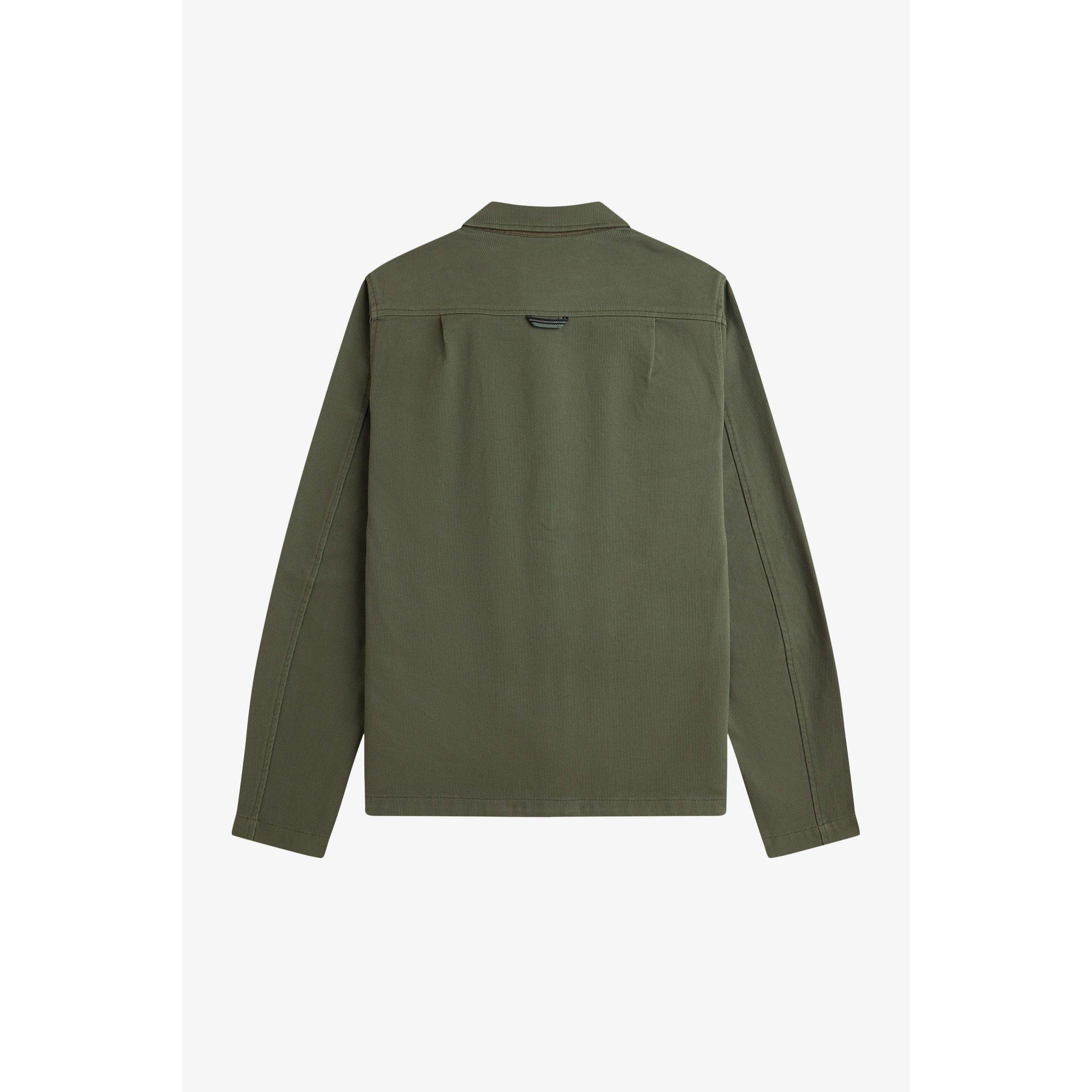 Wrth Green X21 - Fred Perry - Men's Bedford Cord Structured Overshirt - 2