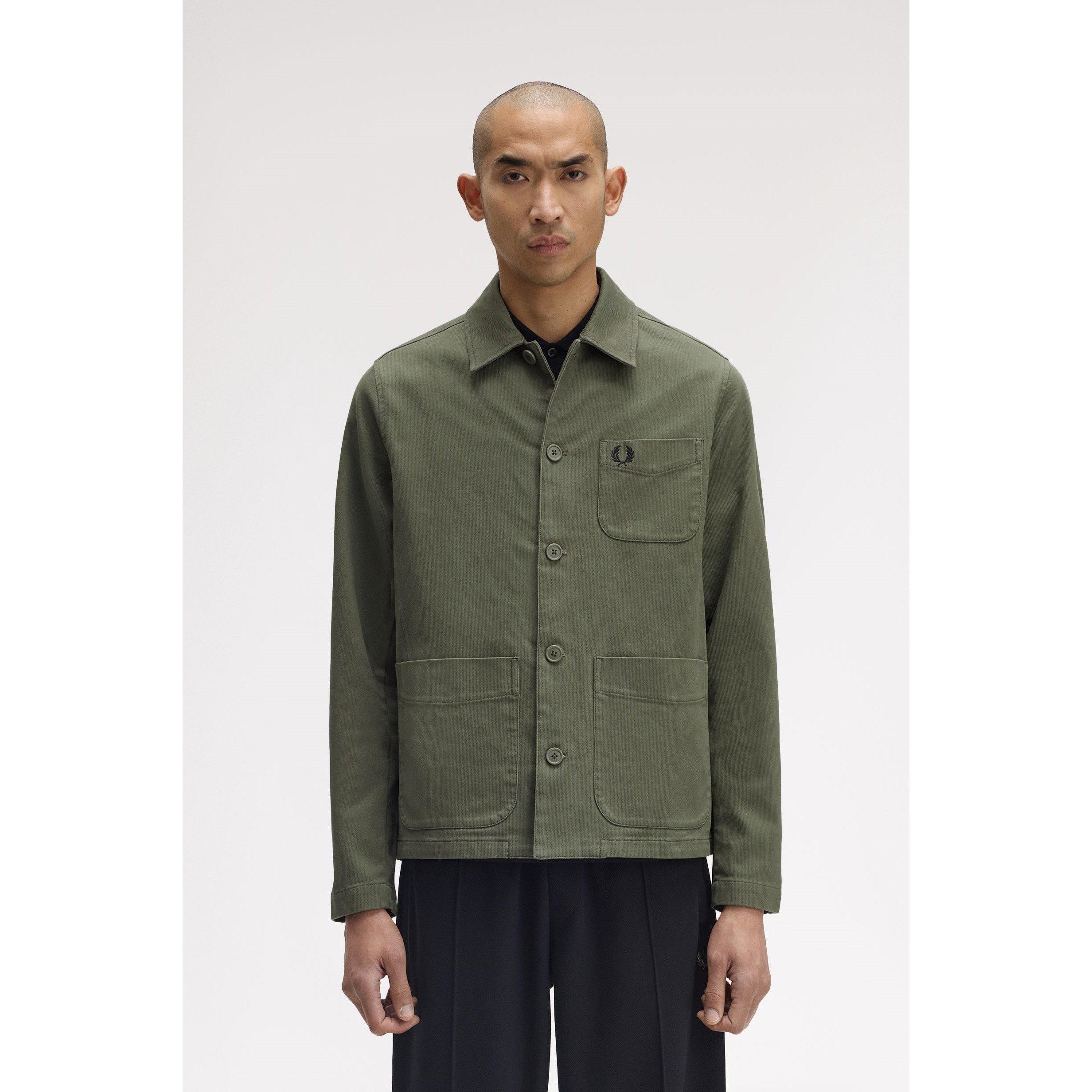 Wrth Green X21 - Fred Perry - Men's Bedford Cord Structured Overshirt - 3