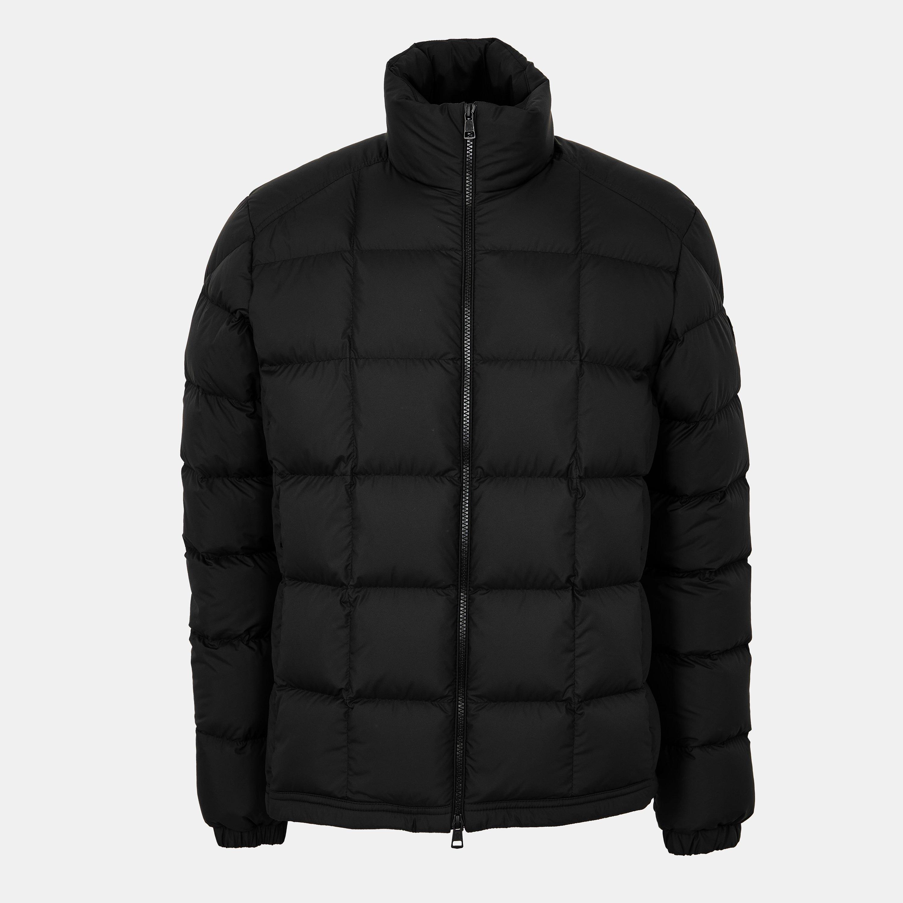 Black 999 - Moncler - Men's Insulated Weather-Resistant Quilted Medium Puffer Jacket - 1