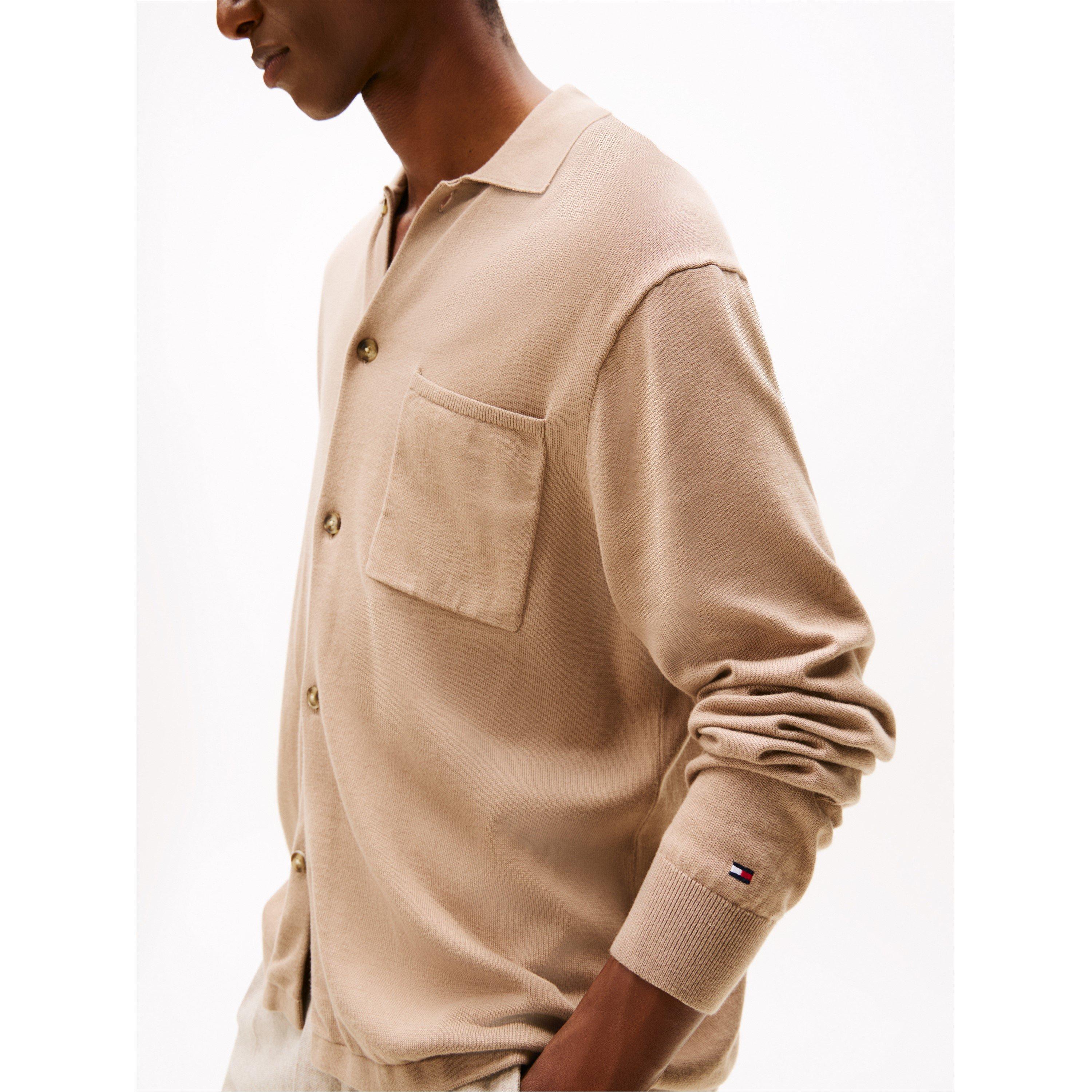 Coast Taupe AFE - Tommy Hilfiger - Men's Cotton Overshirt - 5