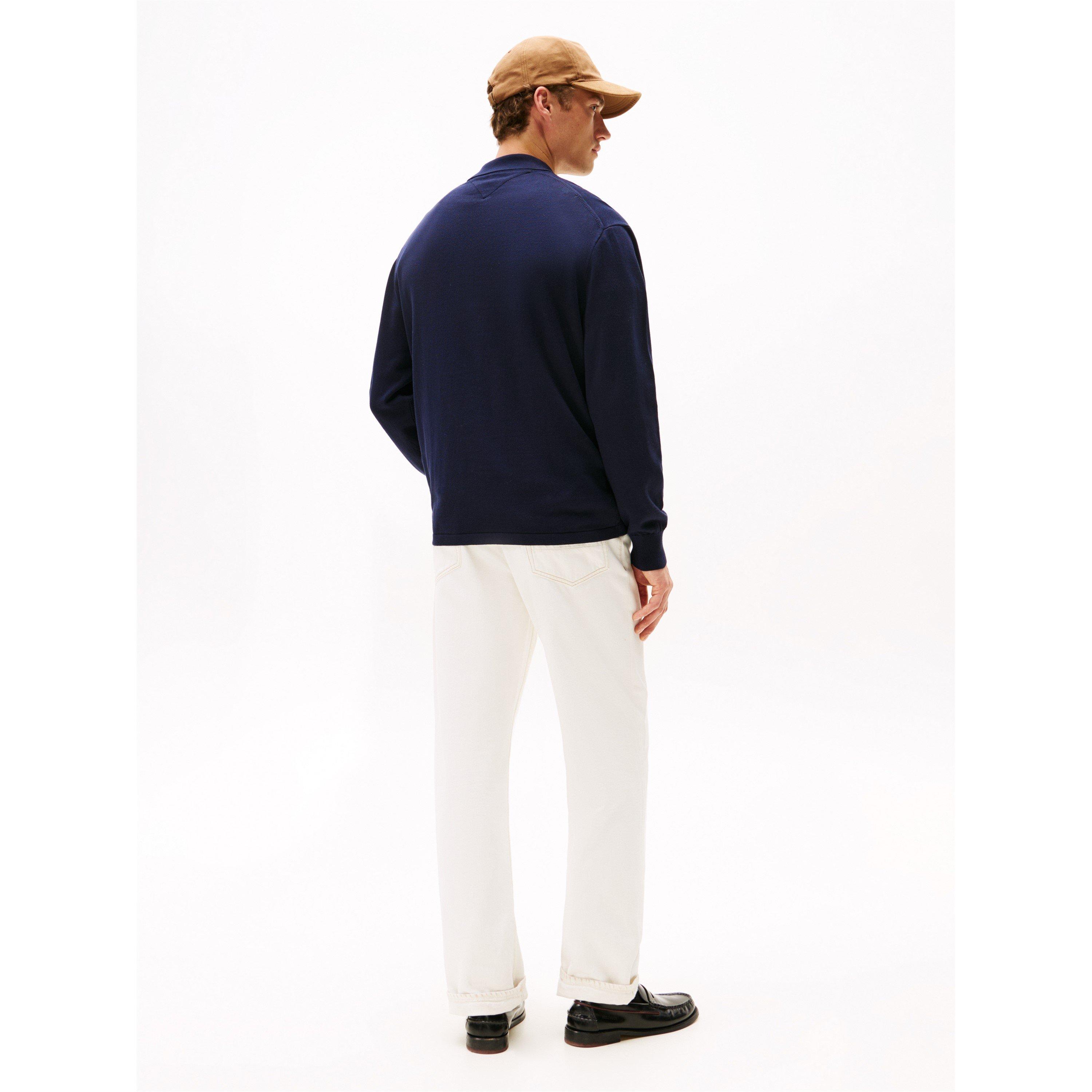 Desert Sky DW5 - Tommy Hilfiger - Men's  Cotton Button-Front Overshirt - 3