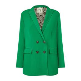 Yumi Yumi Green Relaxed Blazer