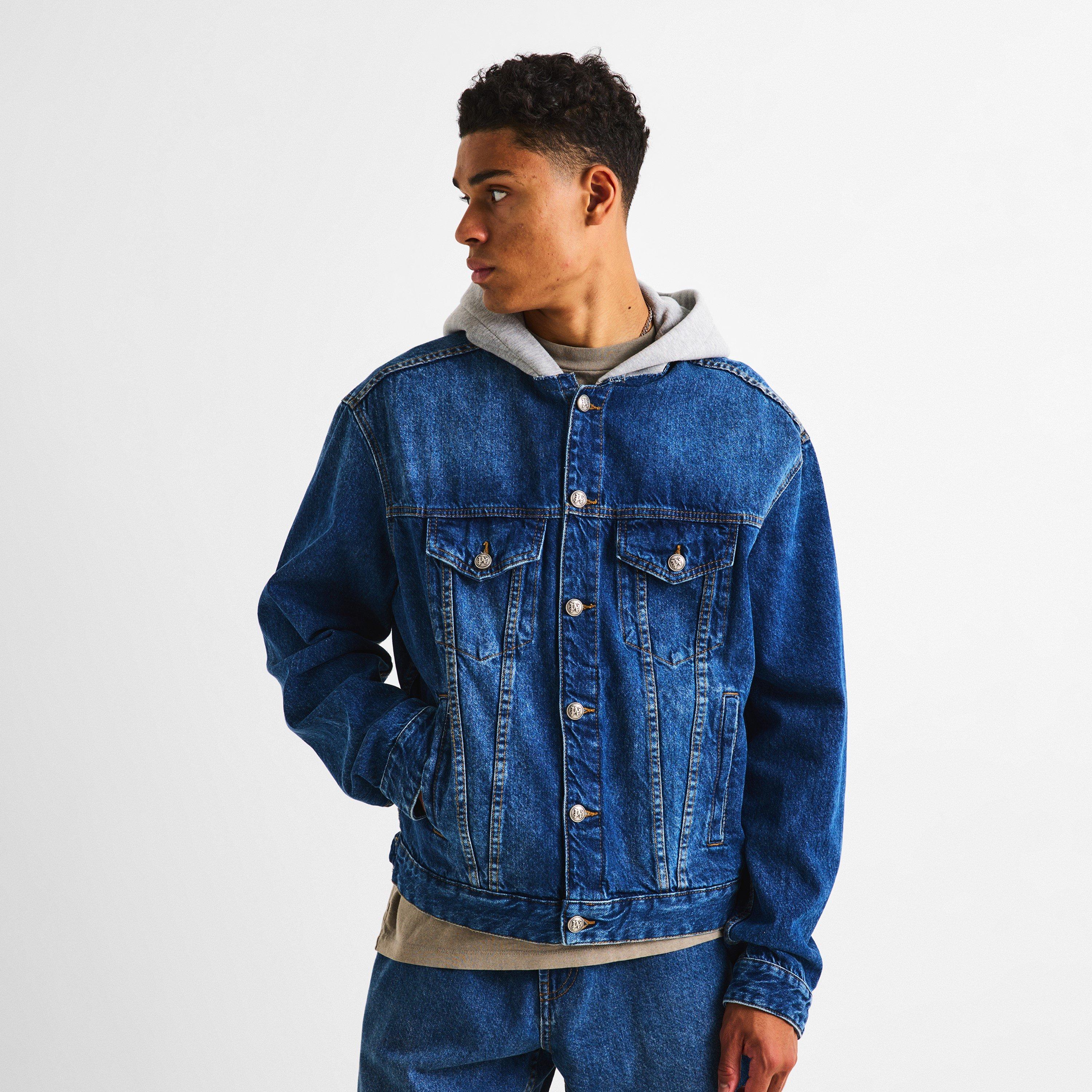 Medium Blue - Palm Angels - Men's Denim Jacket - 3