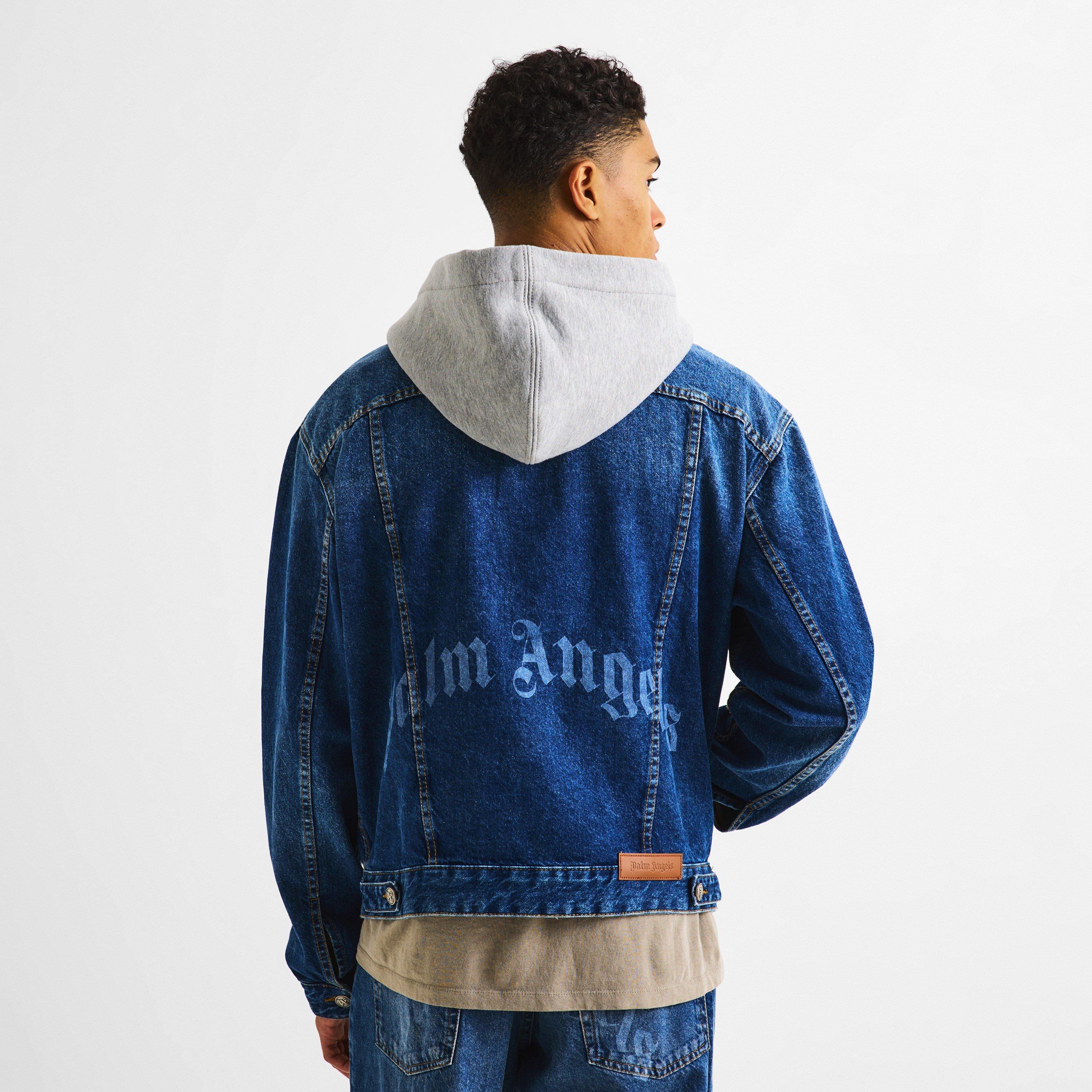 Medium Blue - Palm Angels - Men's Denim Jacket - 4