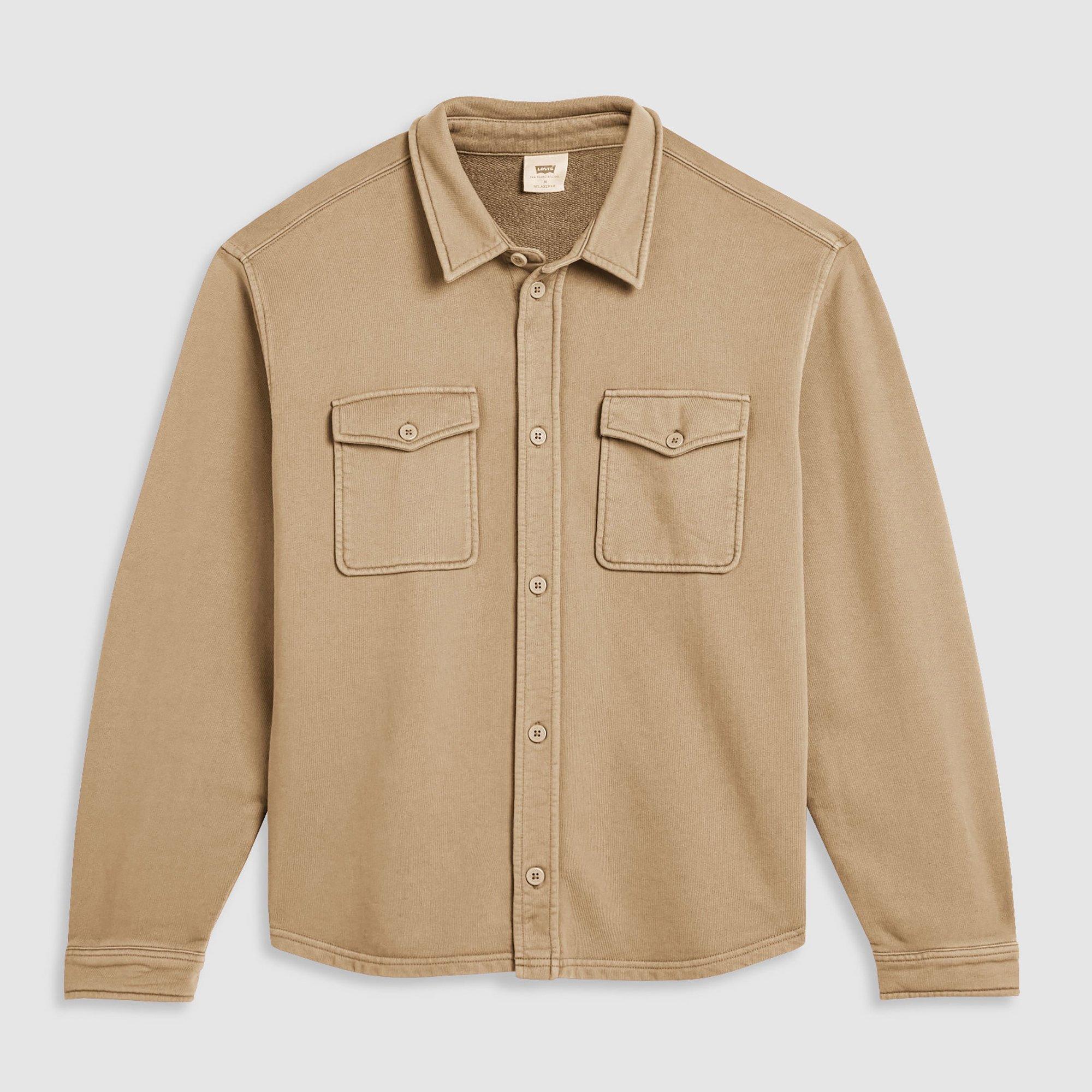Men's Bayview Soft Worker Cotton Long-Sleeve Overshirt