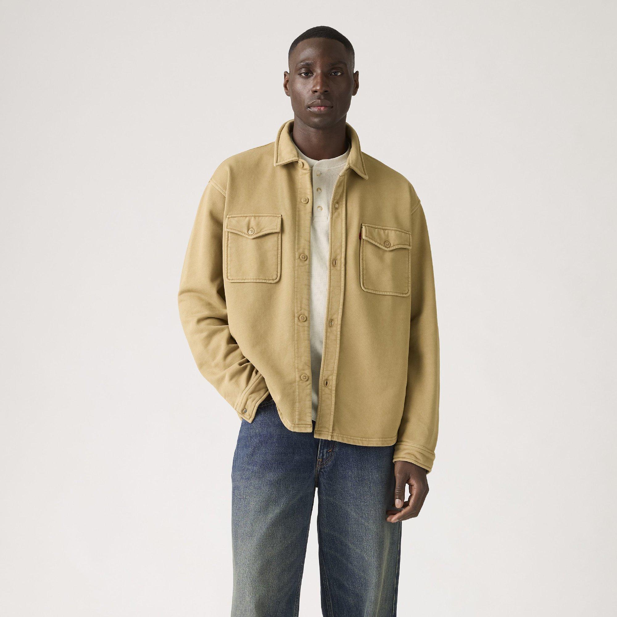 Harvest Gold - Levis - Men's Bayview Soft Worker Cotton Long-Sleeve Overshirt - 3