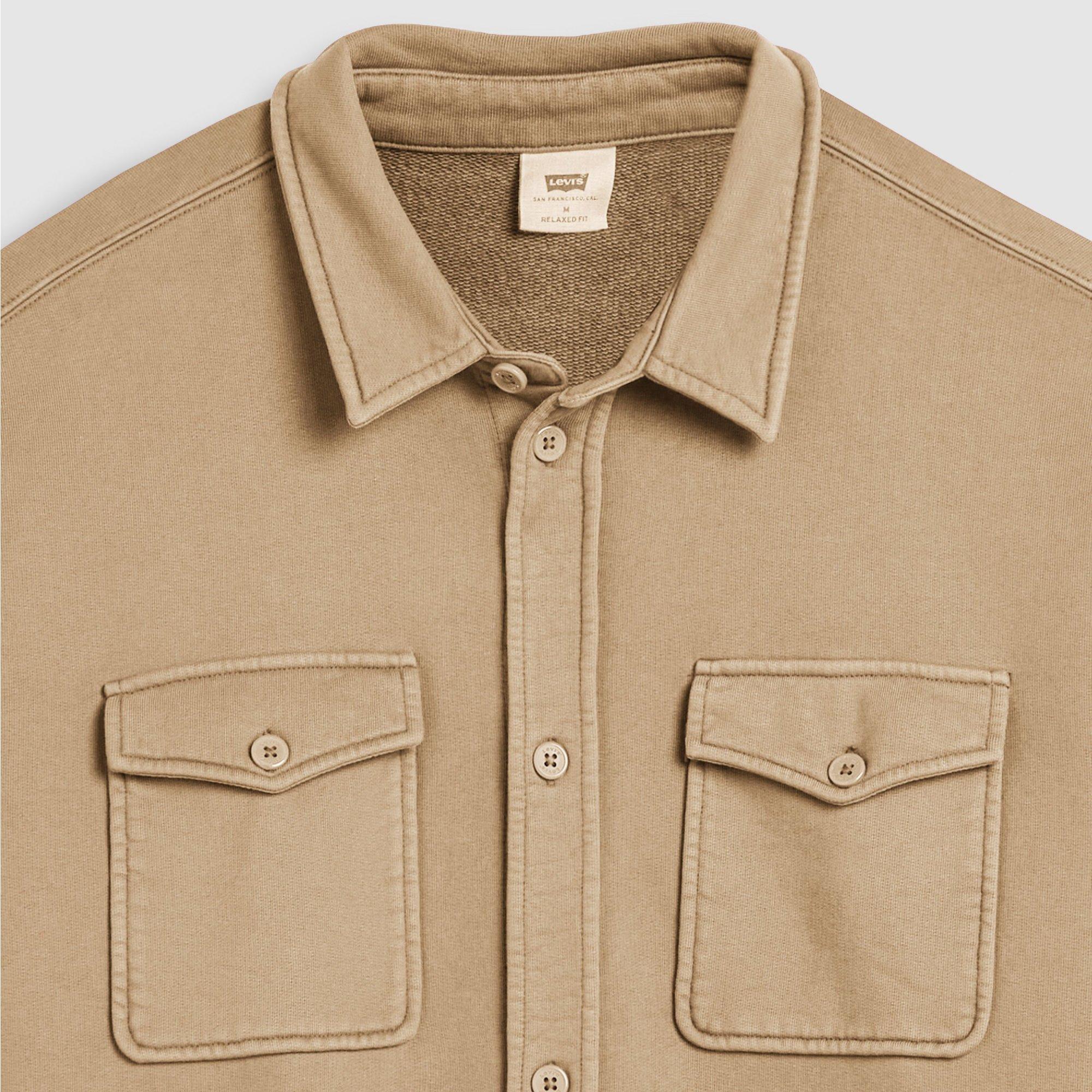 Harvest Gold - Levis - Men's Bayview Soft Worker Cotton Long-Sleeve Overshirt - 6