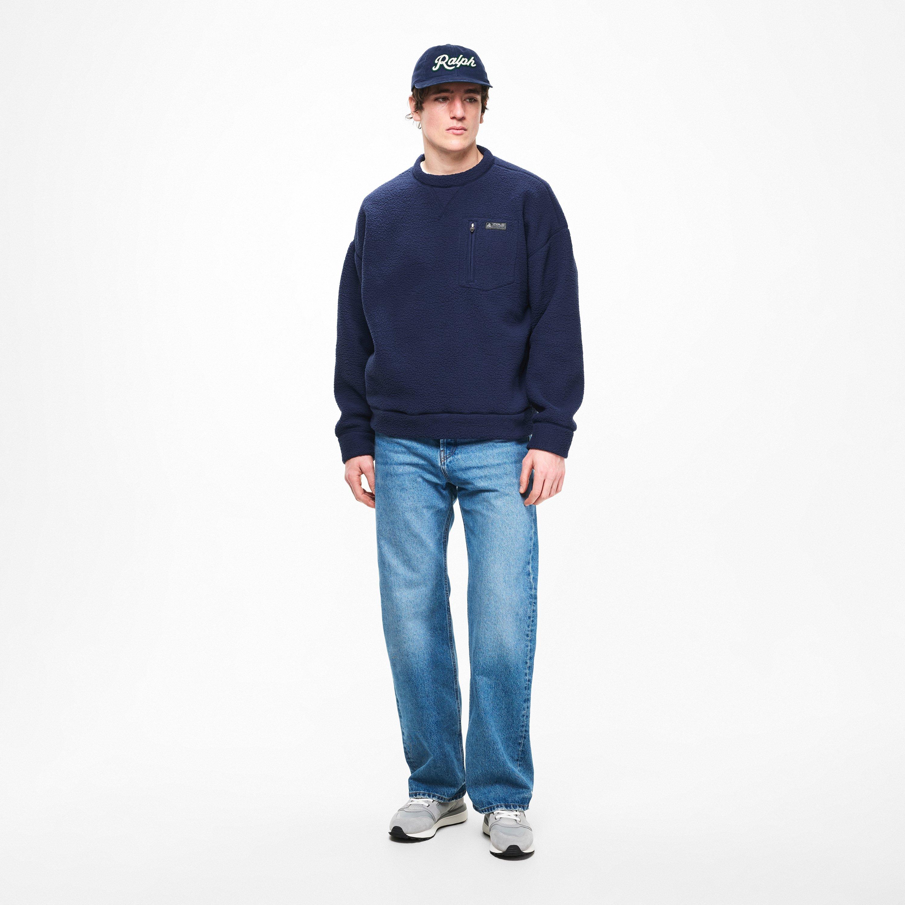 Navy Hthr Multi - Polo Ralph Lauren - Men's Fleece Check Overshirt - 6