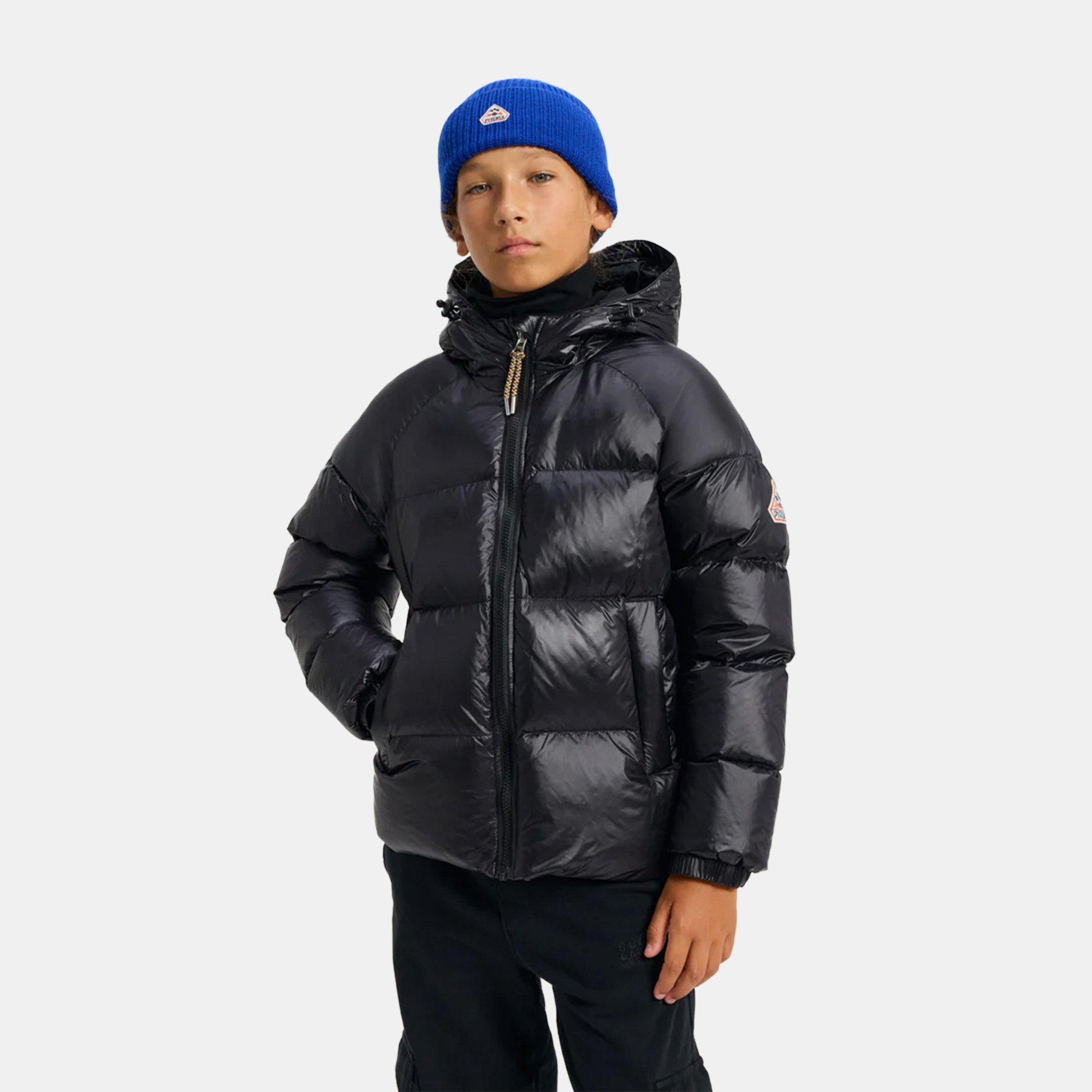 Black 0009 - Pyrenex - Unisex Kids' Sten Insulated Medium Puffer Jacket - 3