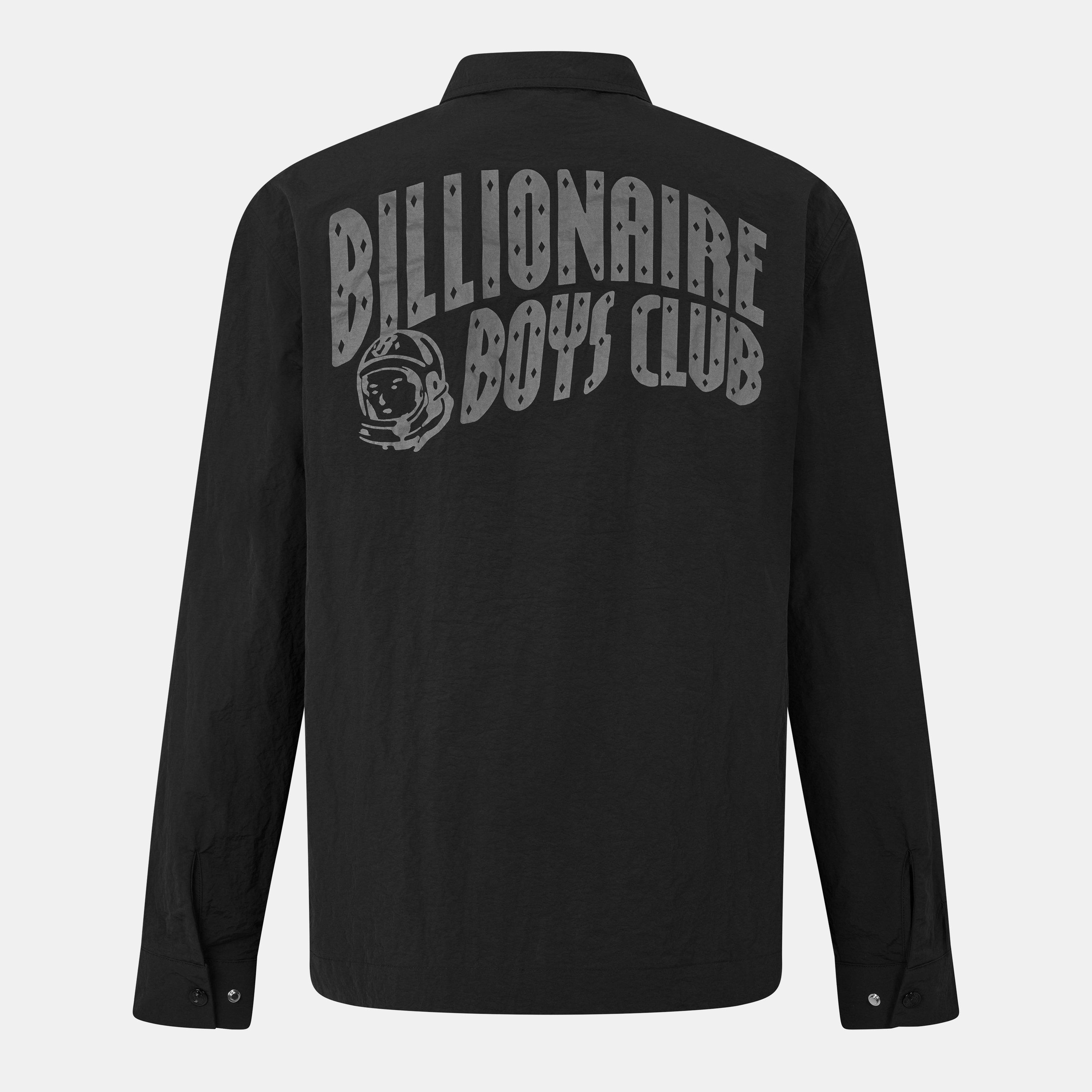 Black - Billionaire Boys Club - Men's Arch Logo Long Sleeve Overshirt - 2
