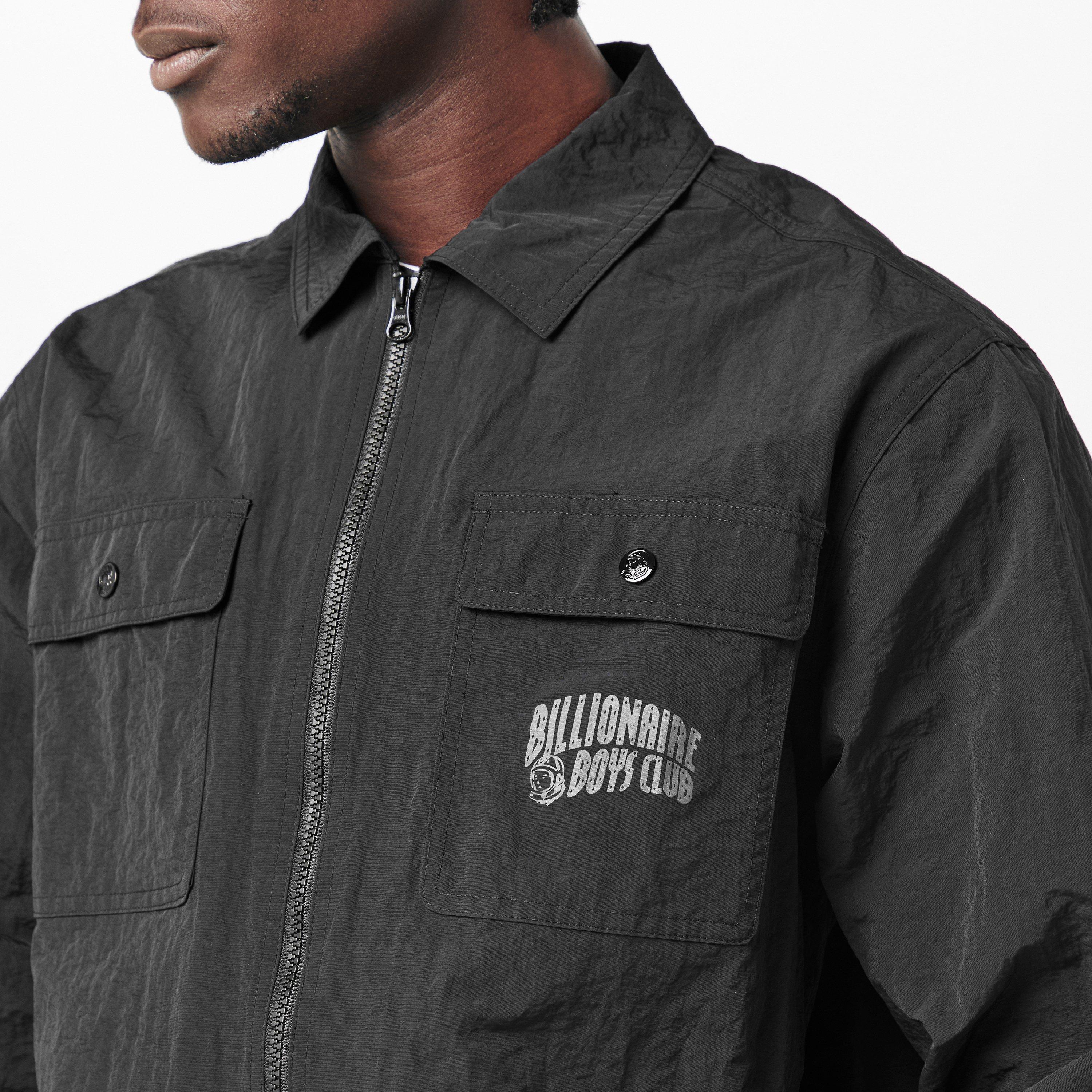 Black - Billionaire Boys Club - Men's Arch Logo Long Sleeve Overshirt - 5