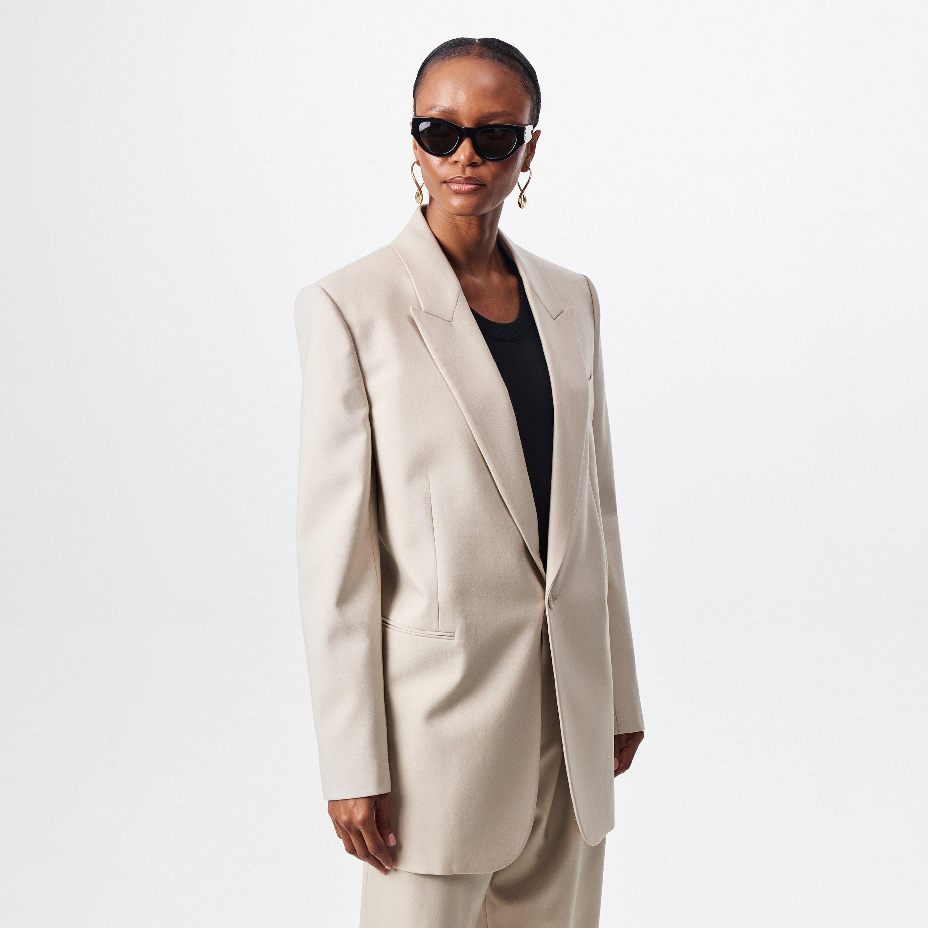 Beige - Saint Laurent - Blazer - 3