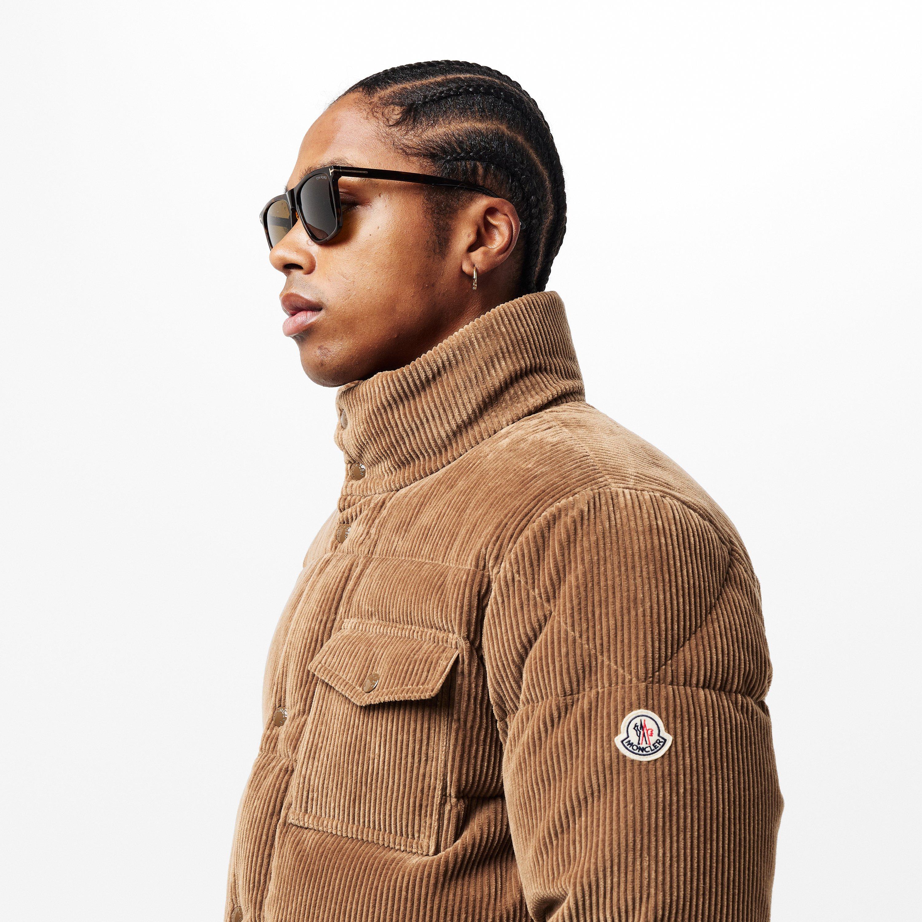 Brown 26I - Moncler - Men's Cord Textured Medium Puffer Jacket - 5