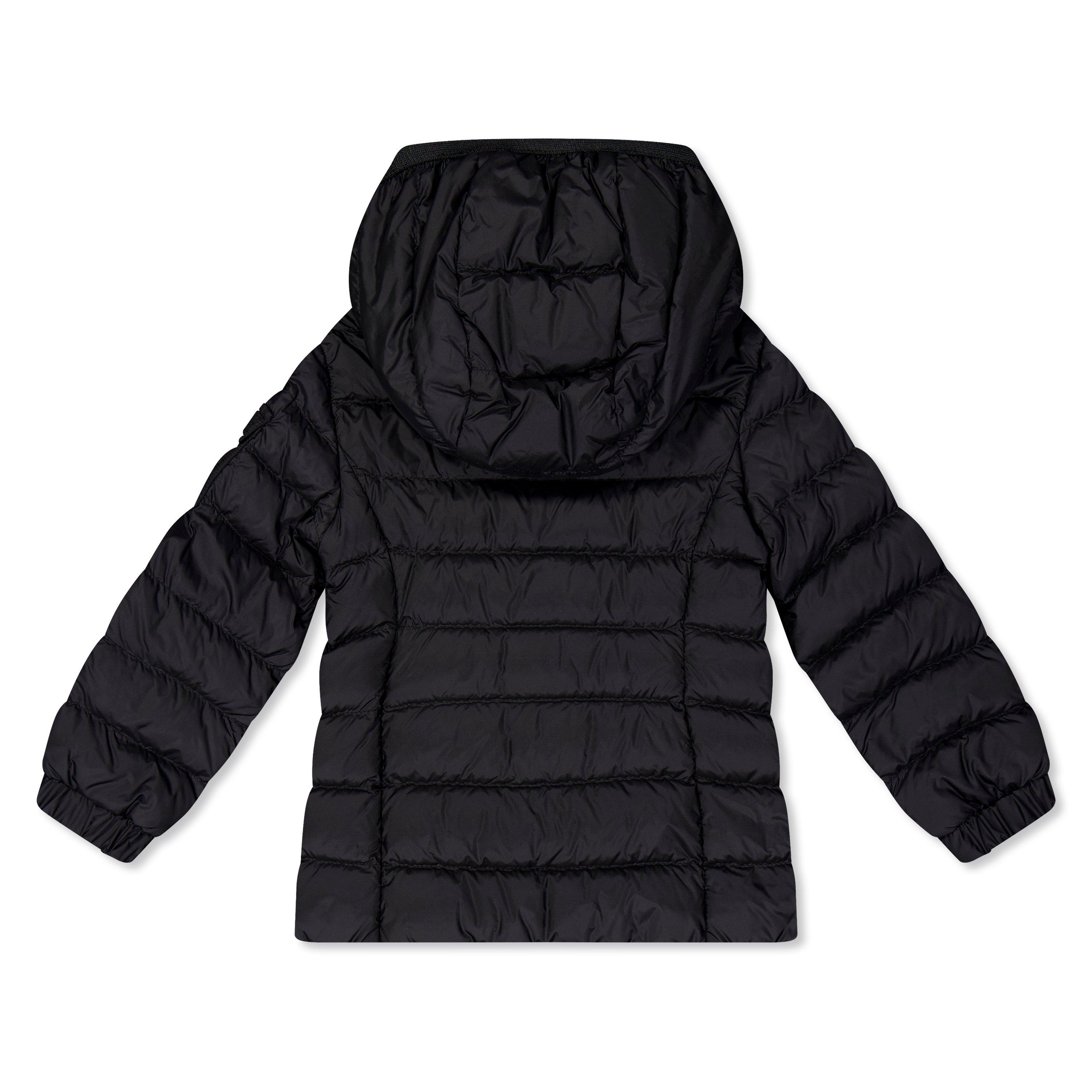 Black 999 - Moncler - Kids' Gles Water Resistant 90/10 Goose Down Long Sleeve Short Puffer Jacket - 2