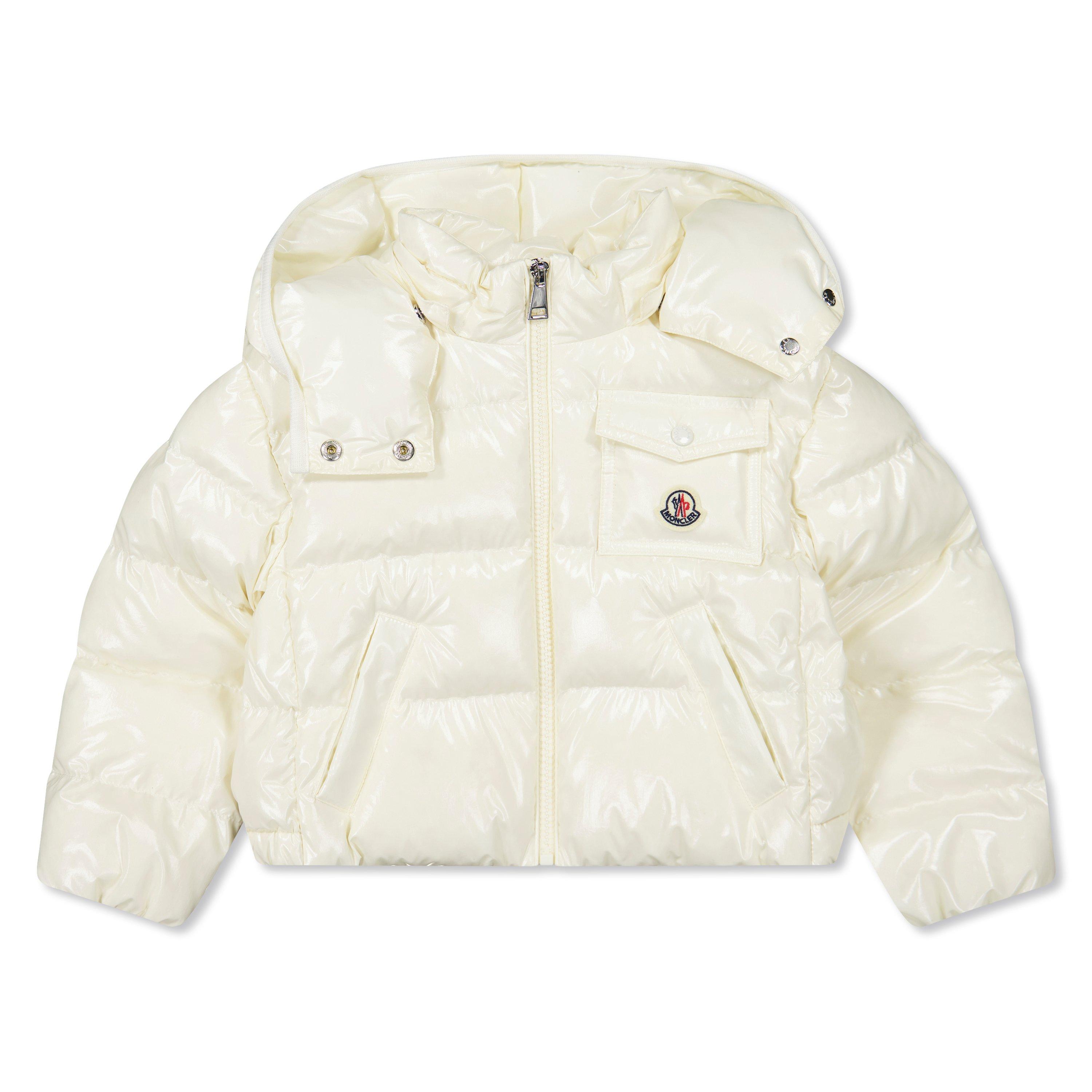 Moncler Kids' Andro Duck Down Detachable Hood Short Puffer Jacket