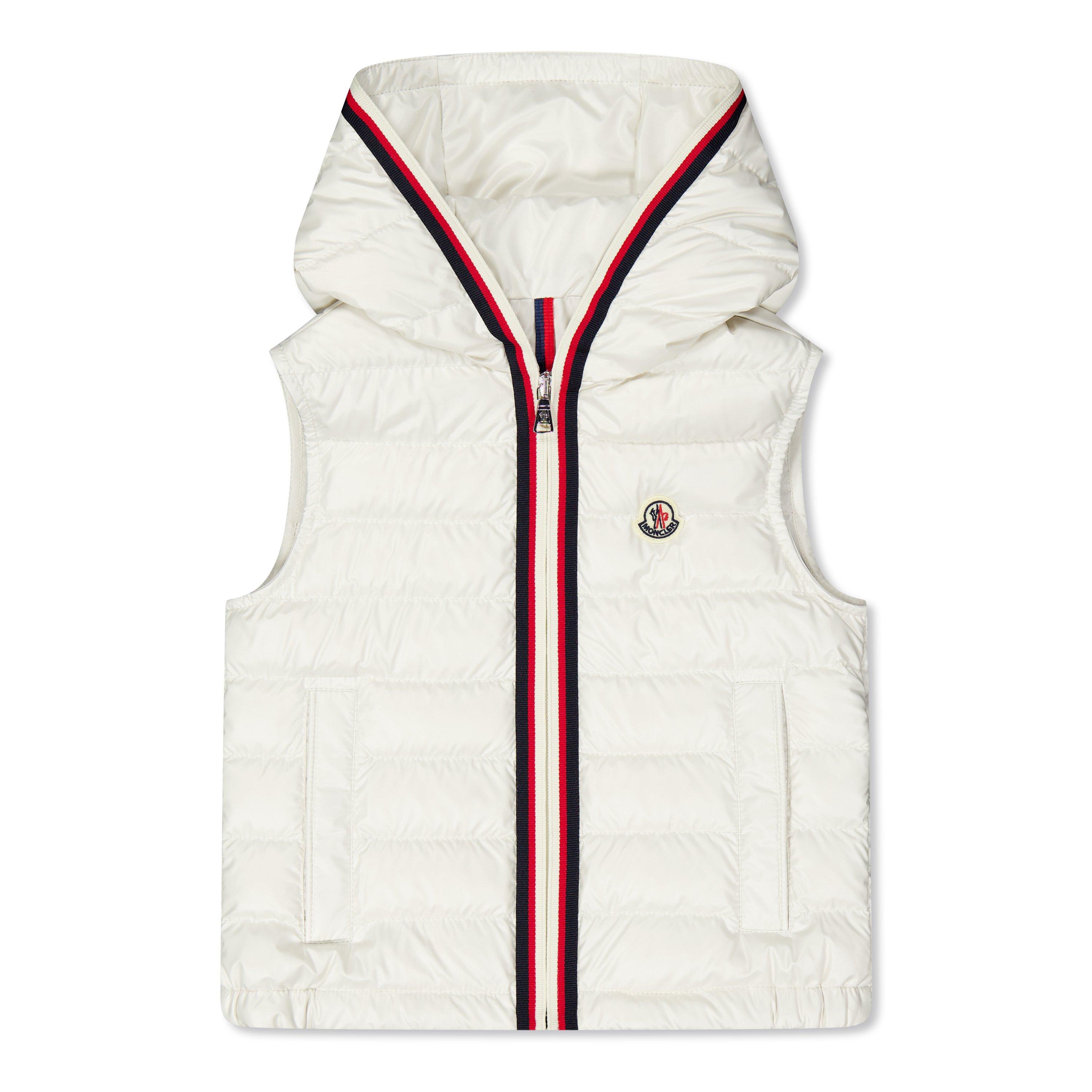 White 034 - Moncler - Kids' Dorcas Quilted Sleeveless Gilet - 1