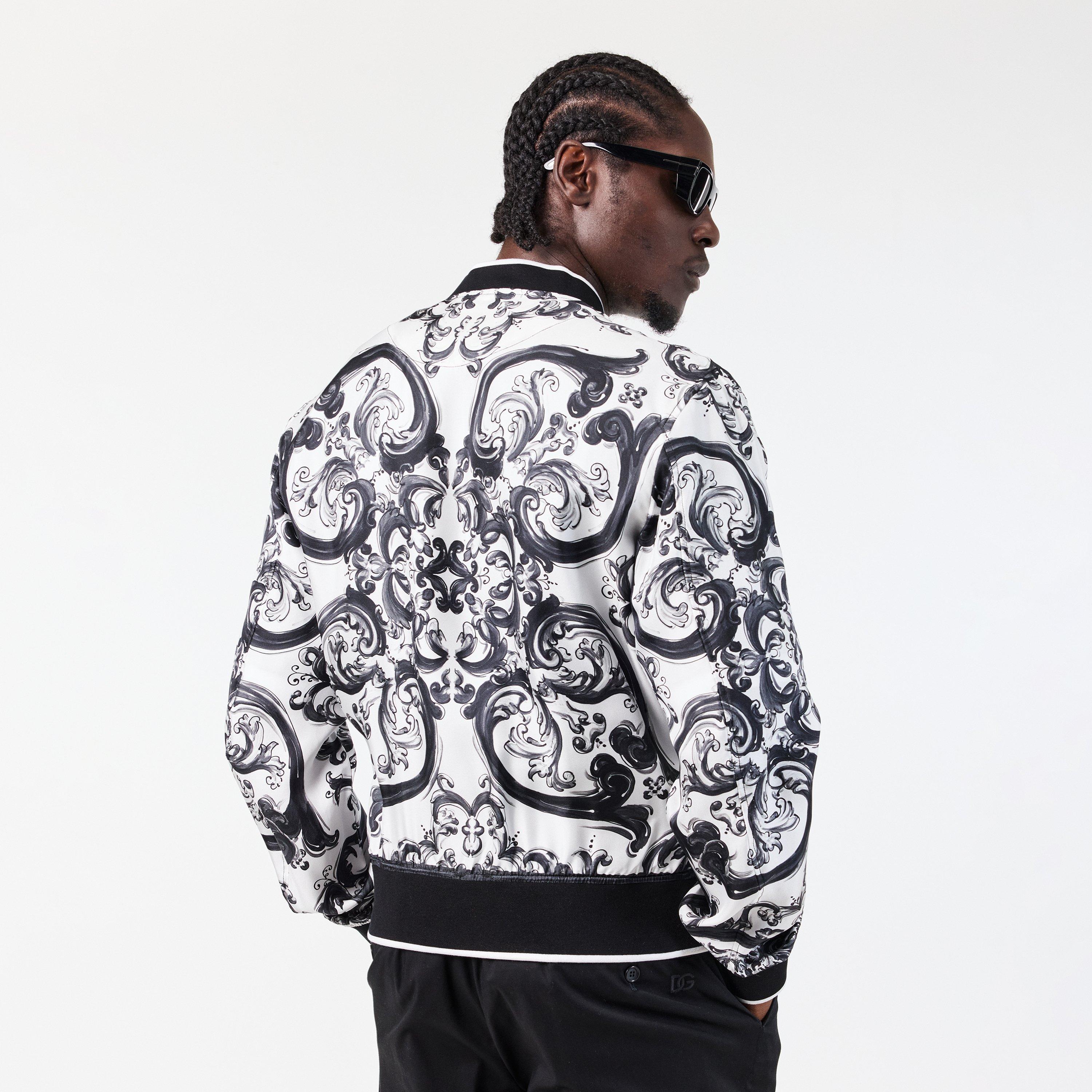 Maiolica - Dolce and Gabbana - Men's Bomber Jacket - 4