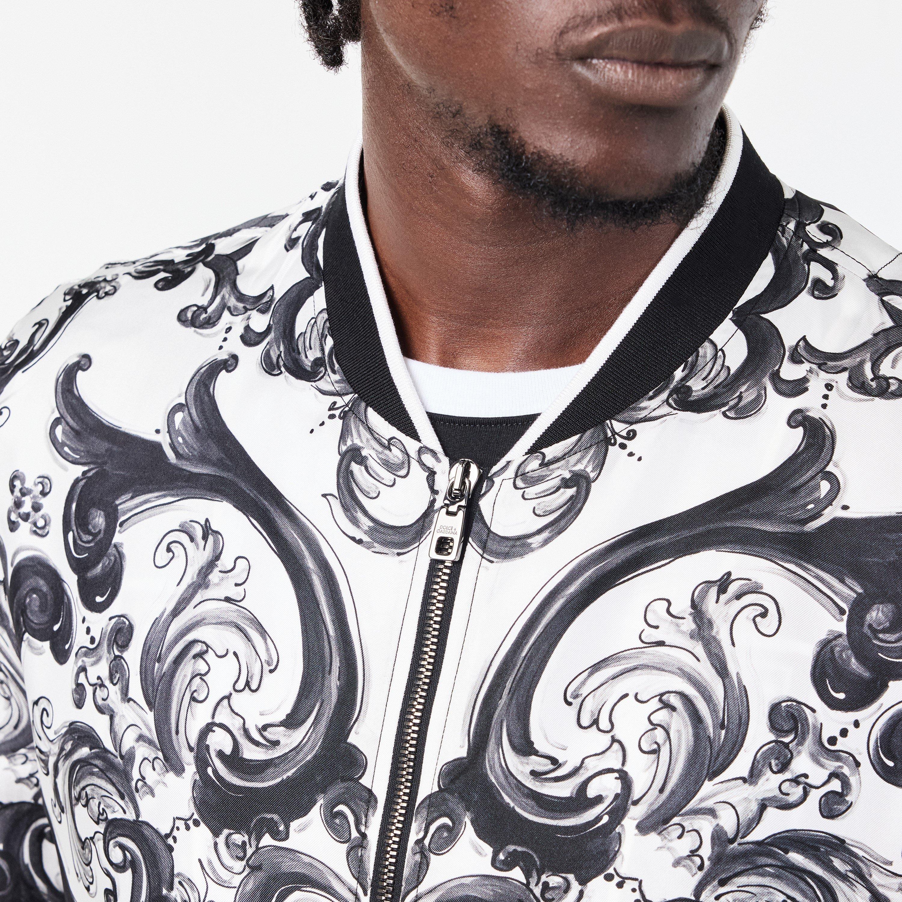 Maiolica - Dolce and Gabbana - Men's Bomber Jacket - 5