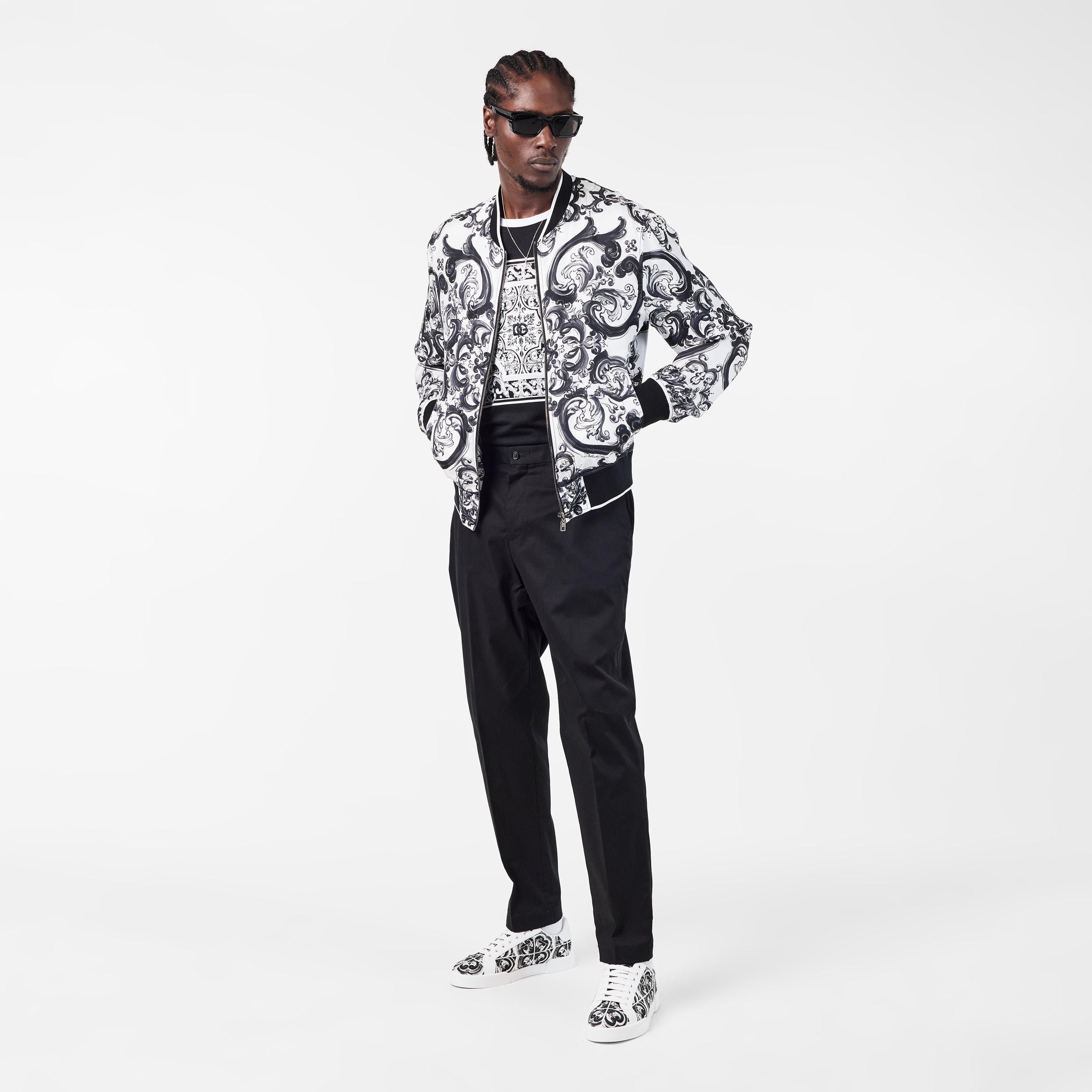 Maiolica - Dolce and Gabbana - Men's Bomber Jacket - 6