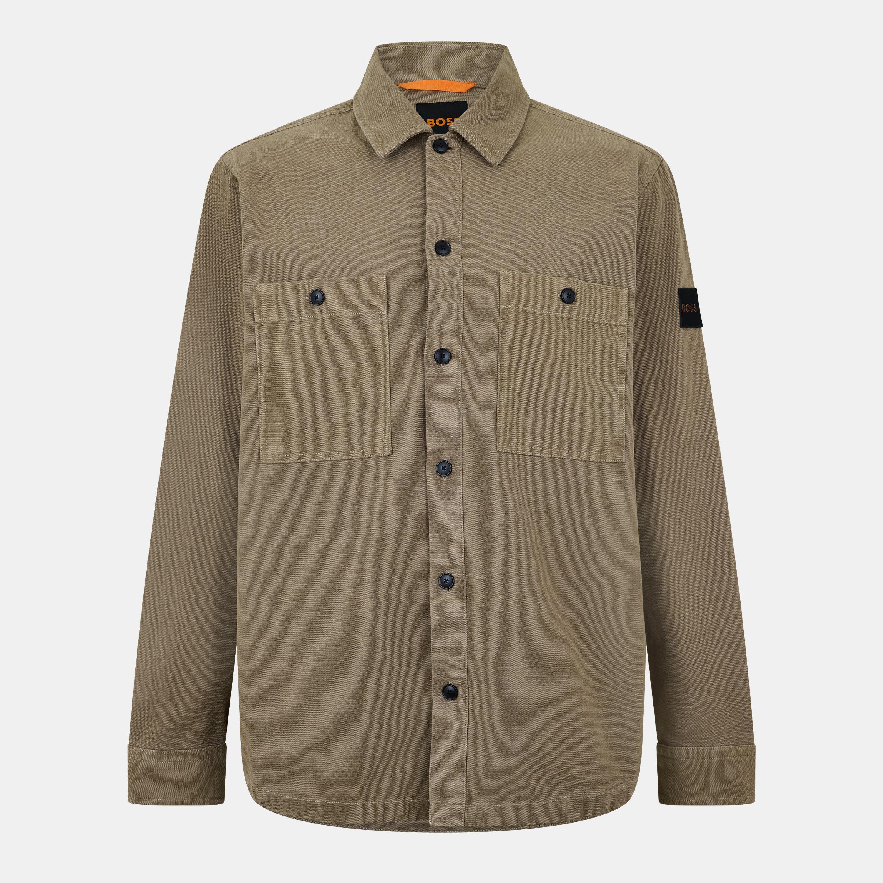 Boss Locky Overshirt - Open Green 346 - XL