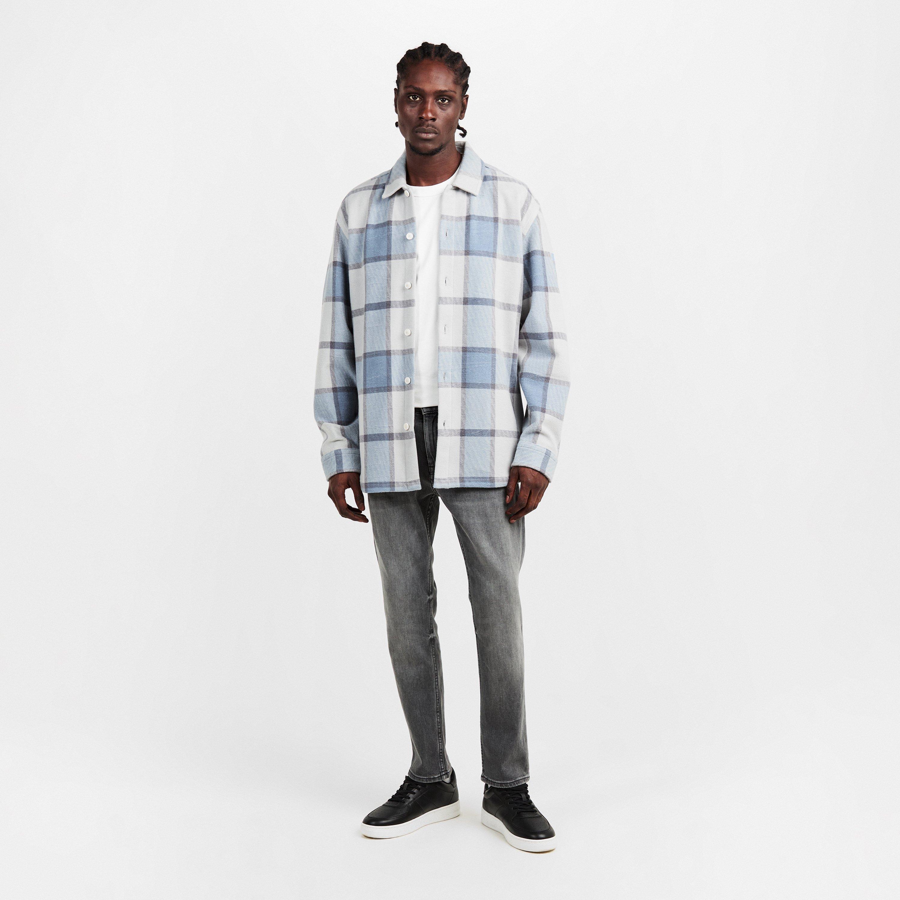 Boss Orange | Mens BOSS ORANGE Checked Soft Flannel Overshirt (Locky) | USC