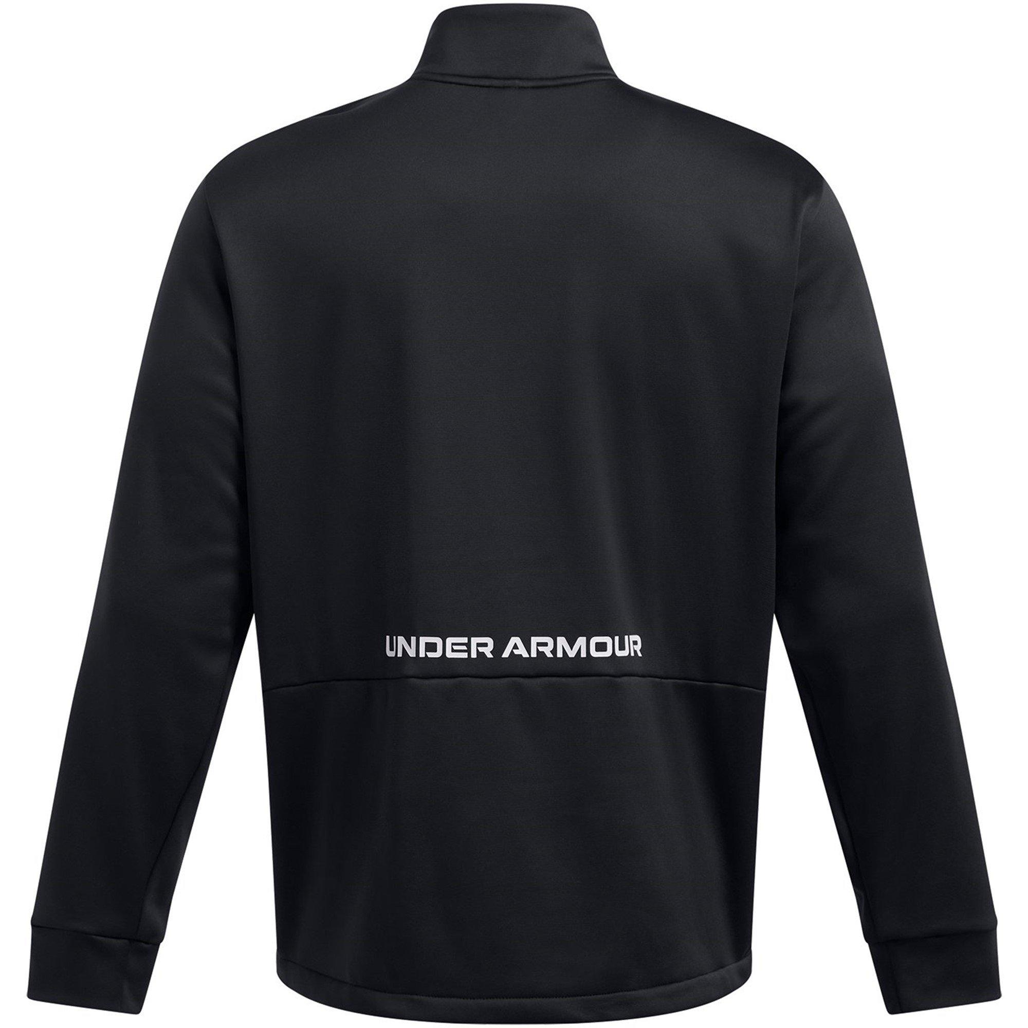Preto - Under Armour - Performance Fleece Moisture-Wicking Training Jacket - 2