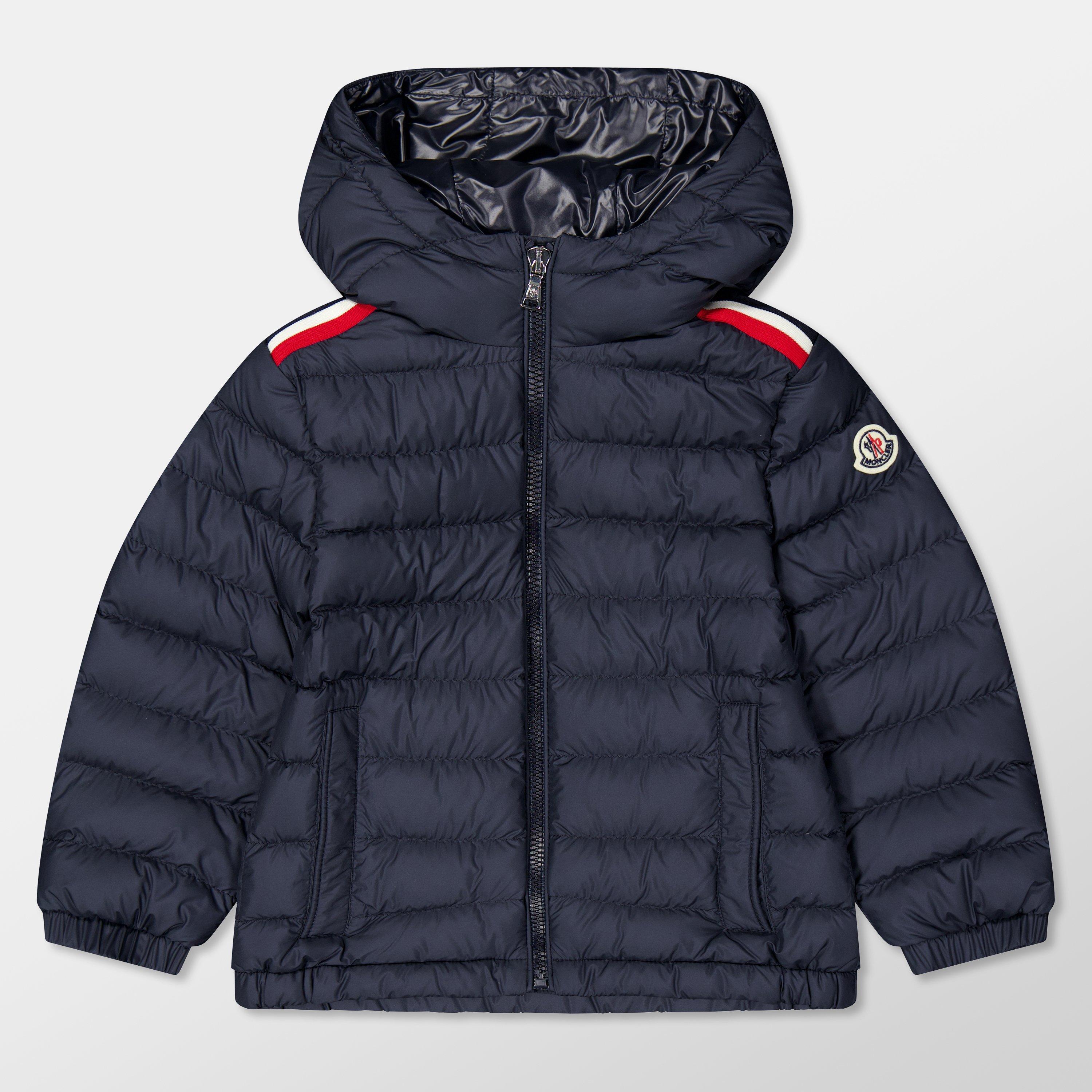 Navy 77G - Moncler - Kids' Donvar Down Hooded Short Puffer Jacket - 1